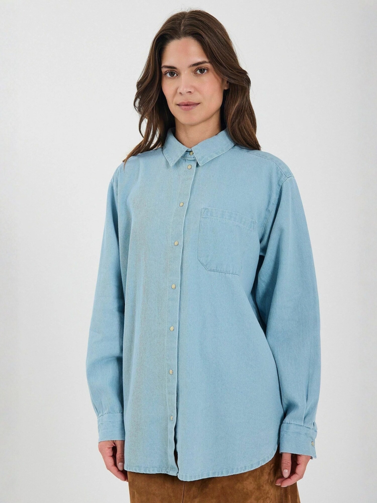 NORR Tricou ' Drama '  albastru denim