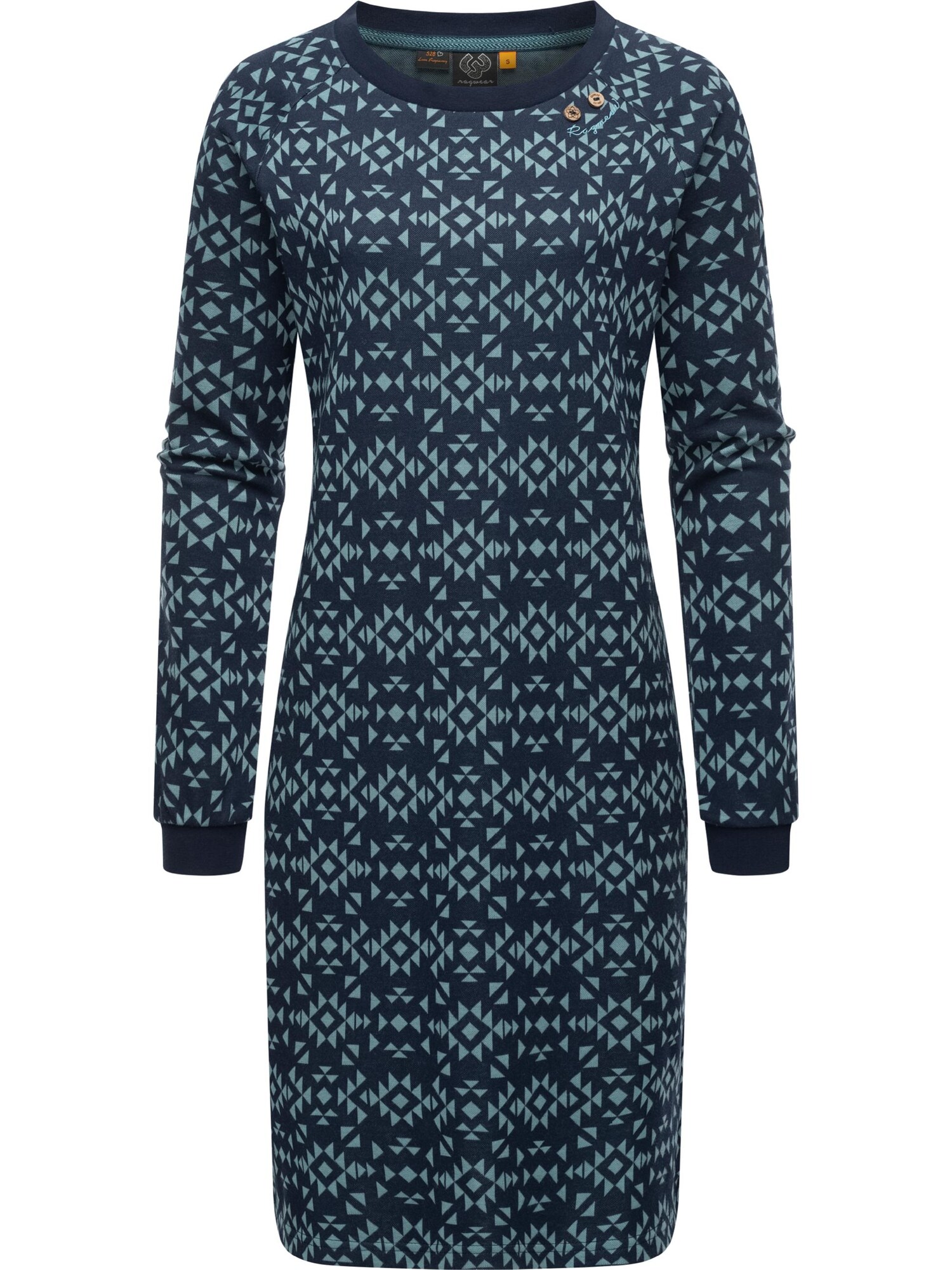 Ragwear Obleka 'Dassa Aztec'  mornarska / turkizna