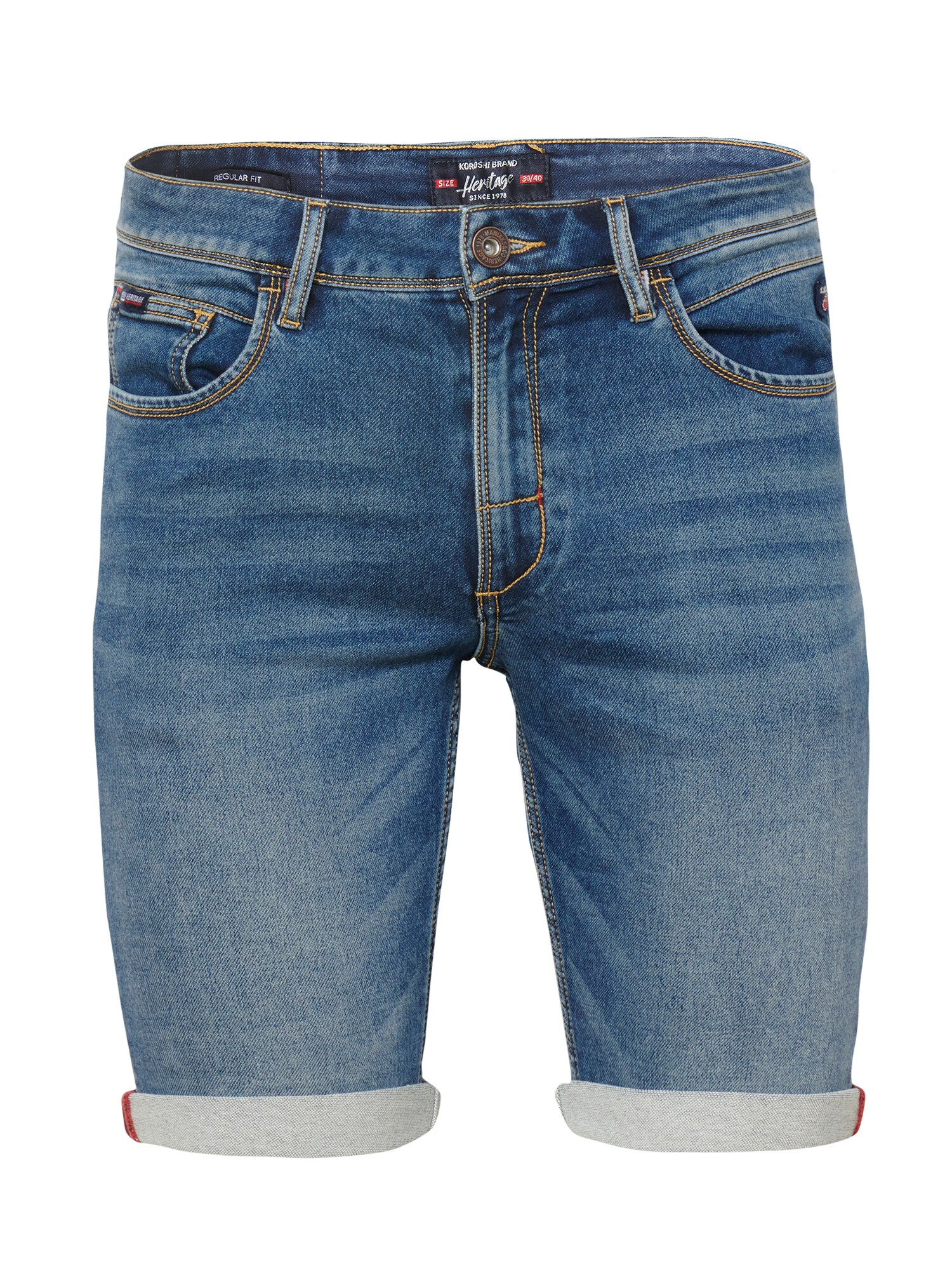 KOROSHI Džínsy  modrá denim