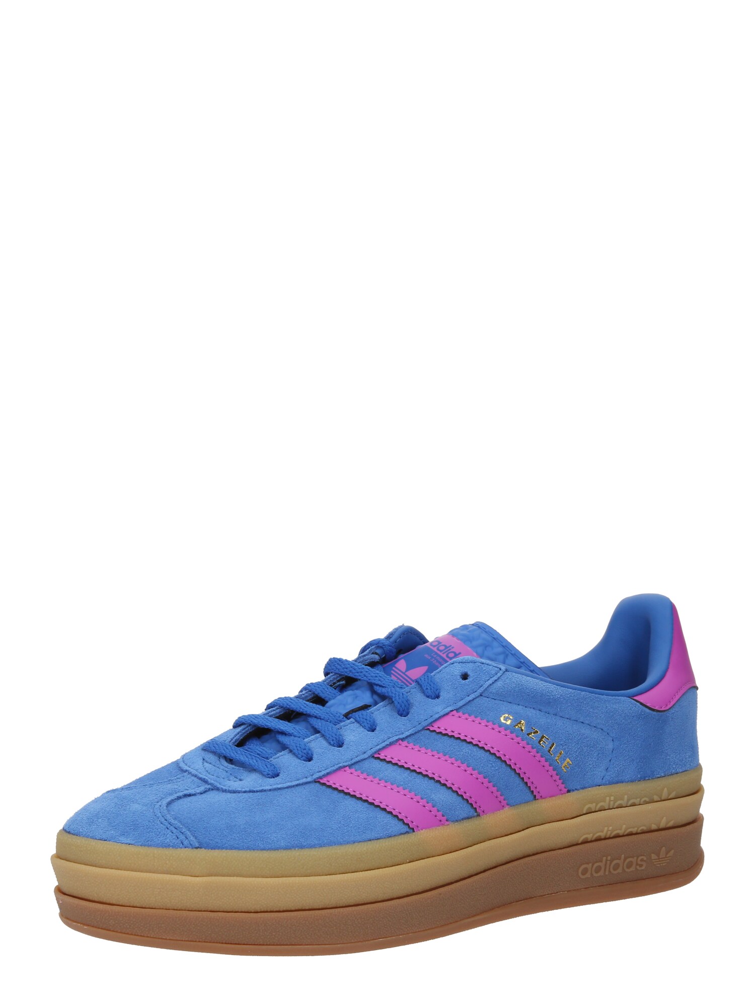 ADIDAS ORIGINALS Nízke tenisky 'Gazelle Bold'  modrá denim / orchideová