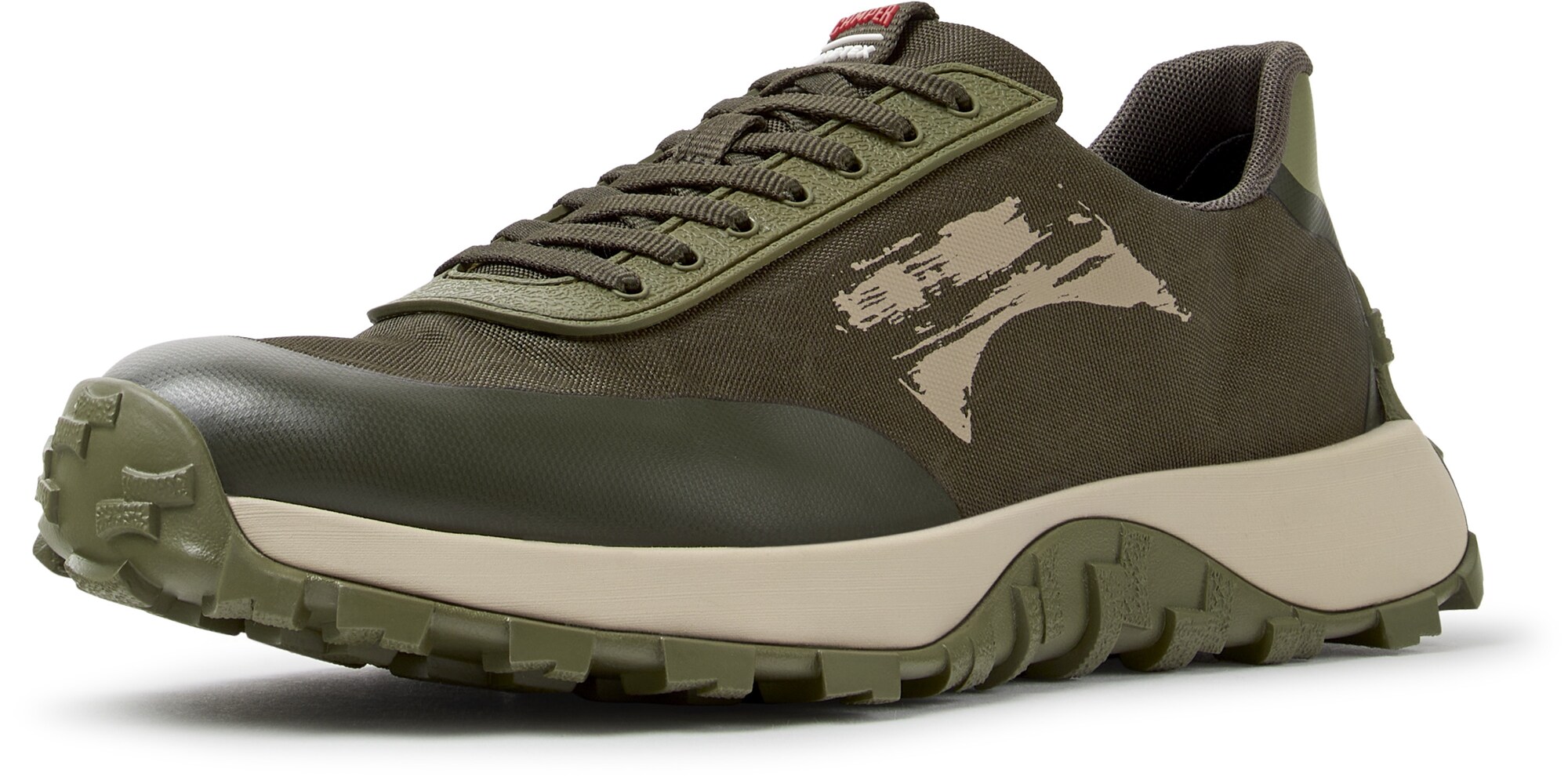 CAMPER Zapatillas deportivas bajas ' Drift Trail '  beige / verde oscuro / rojo sangre