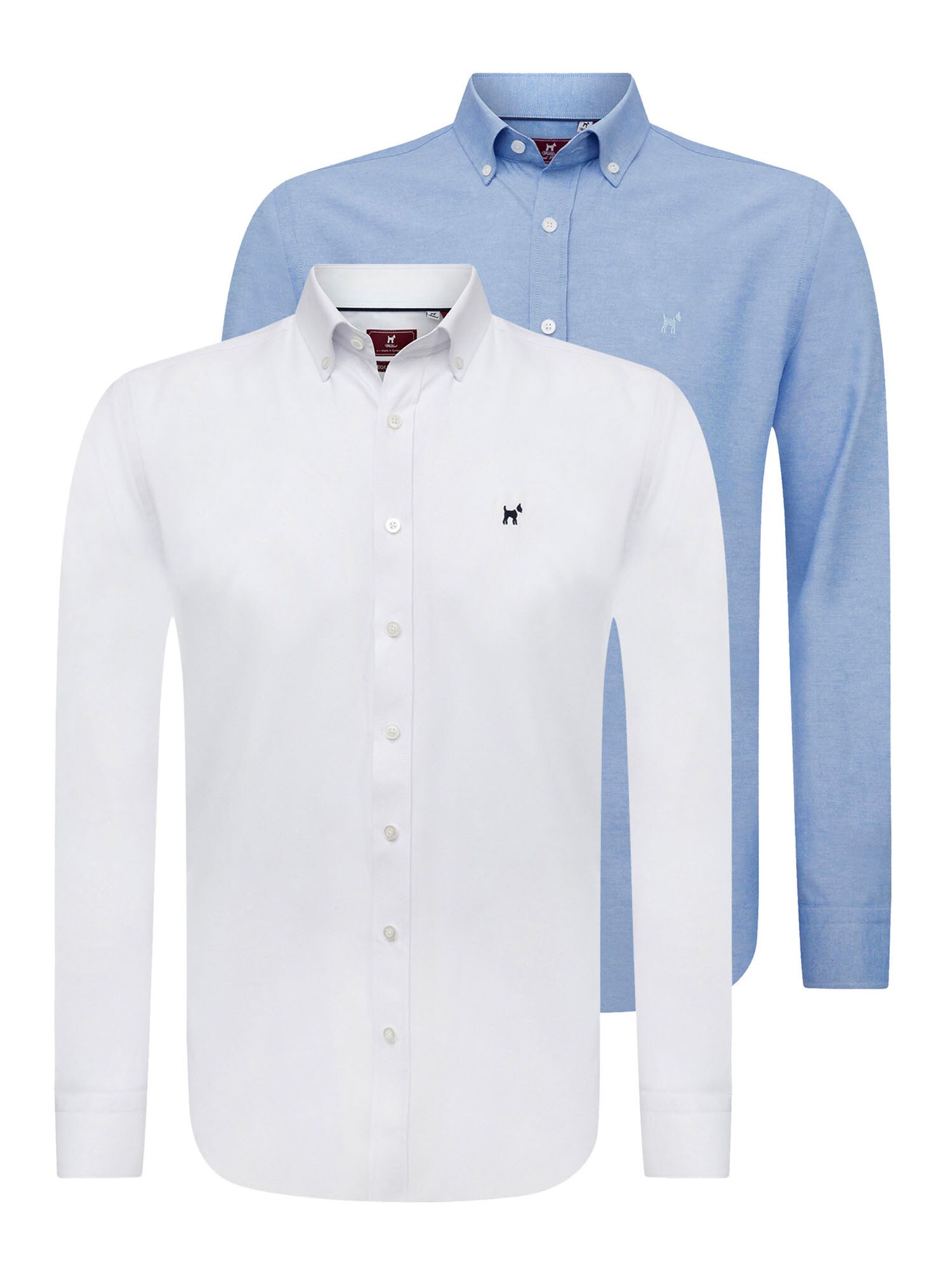 Williot Biznis košeľa 'Oxford '  modrá / biela