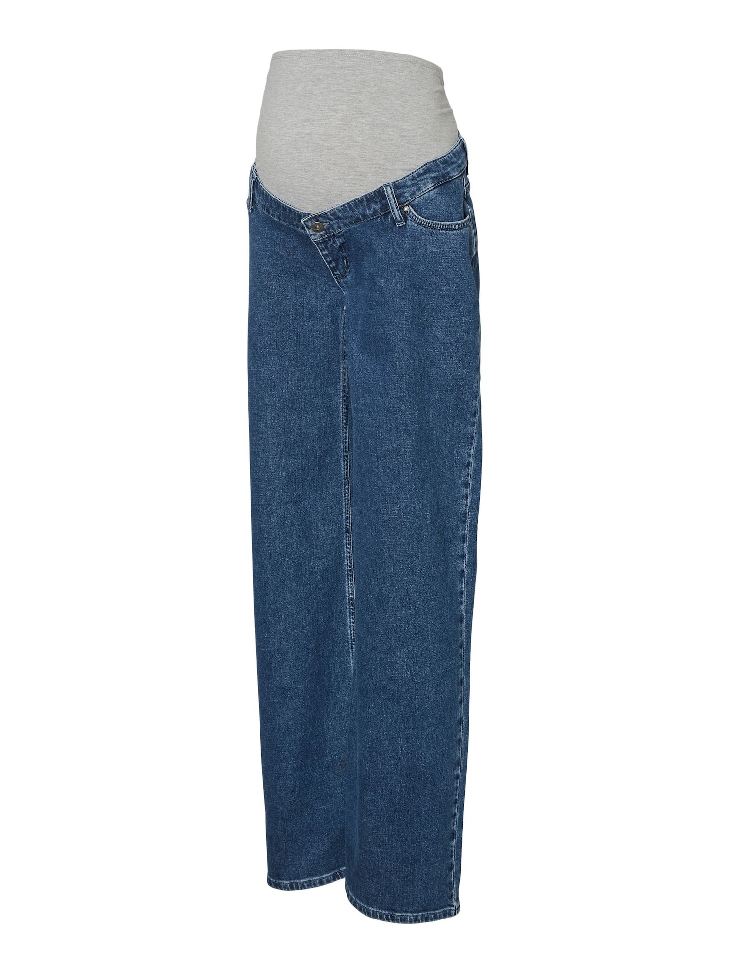 MAMALICIOUS Vaquero  azul denim / gris claro
