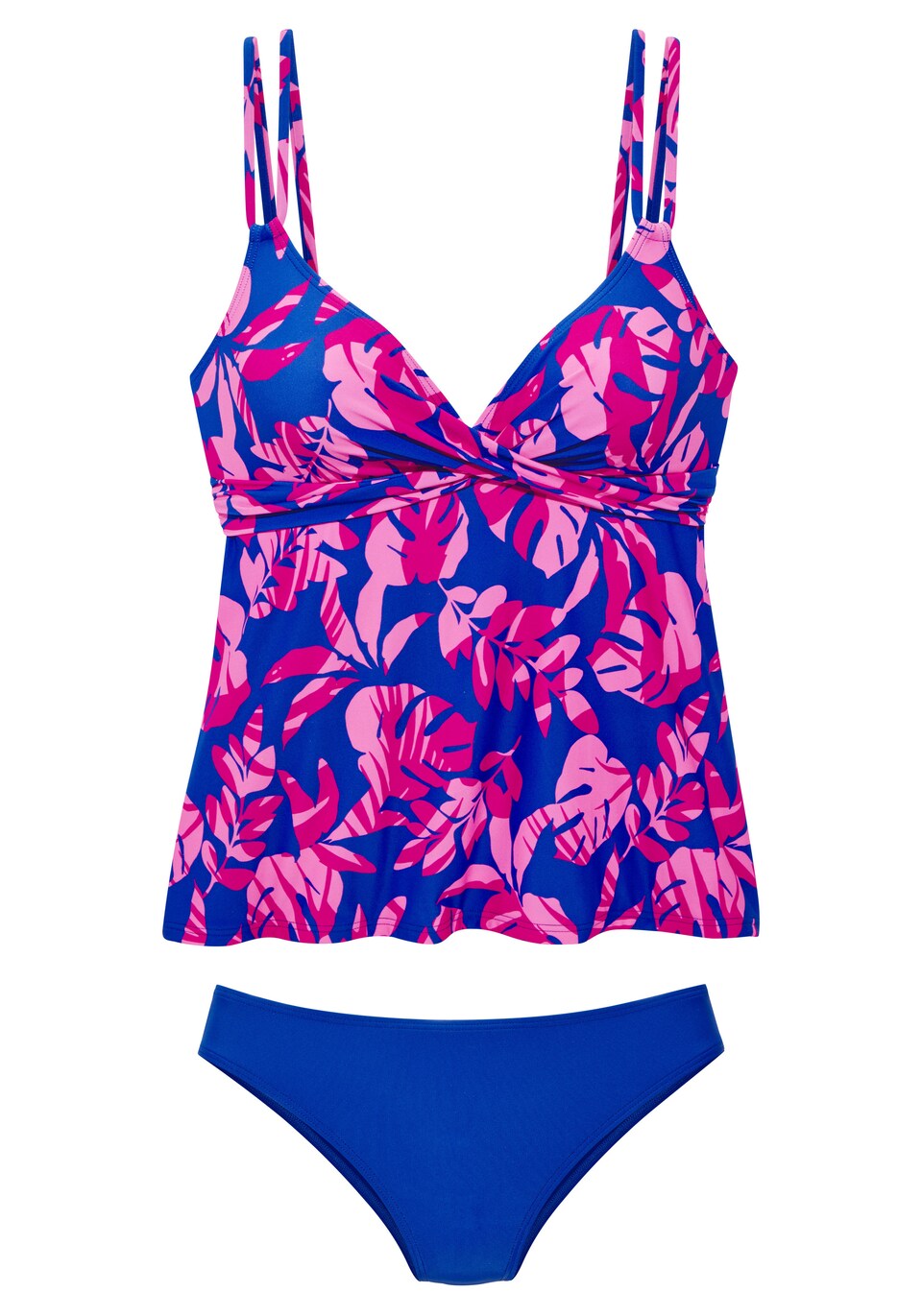 Tankini royalblå / rosa