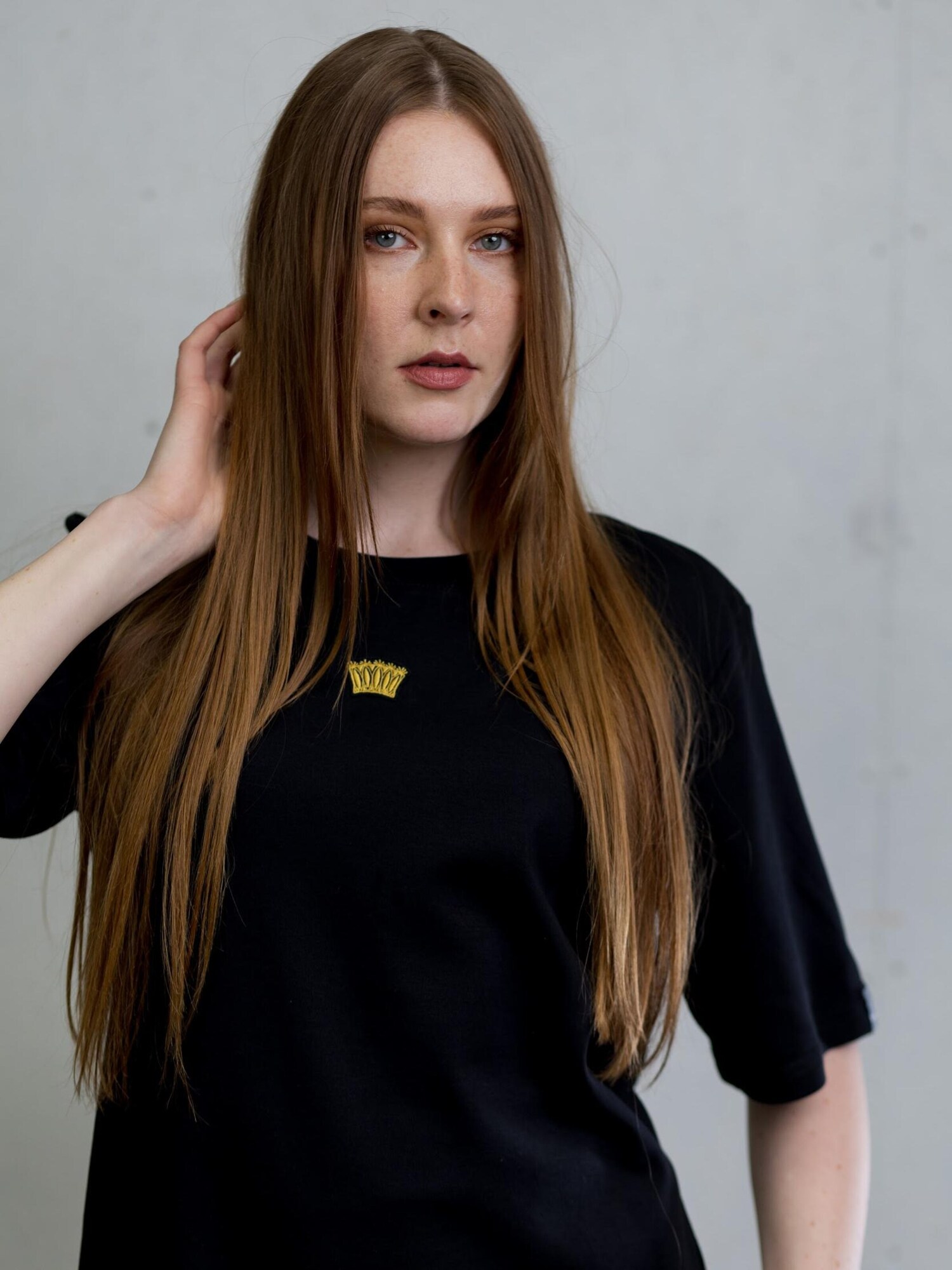 RADADA Camiseta 'Little Crown'  negro