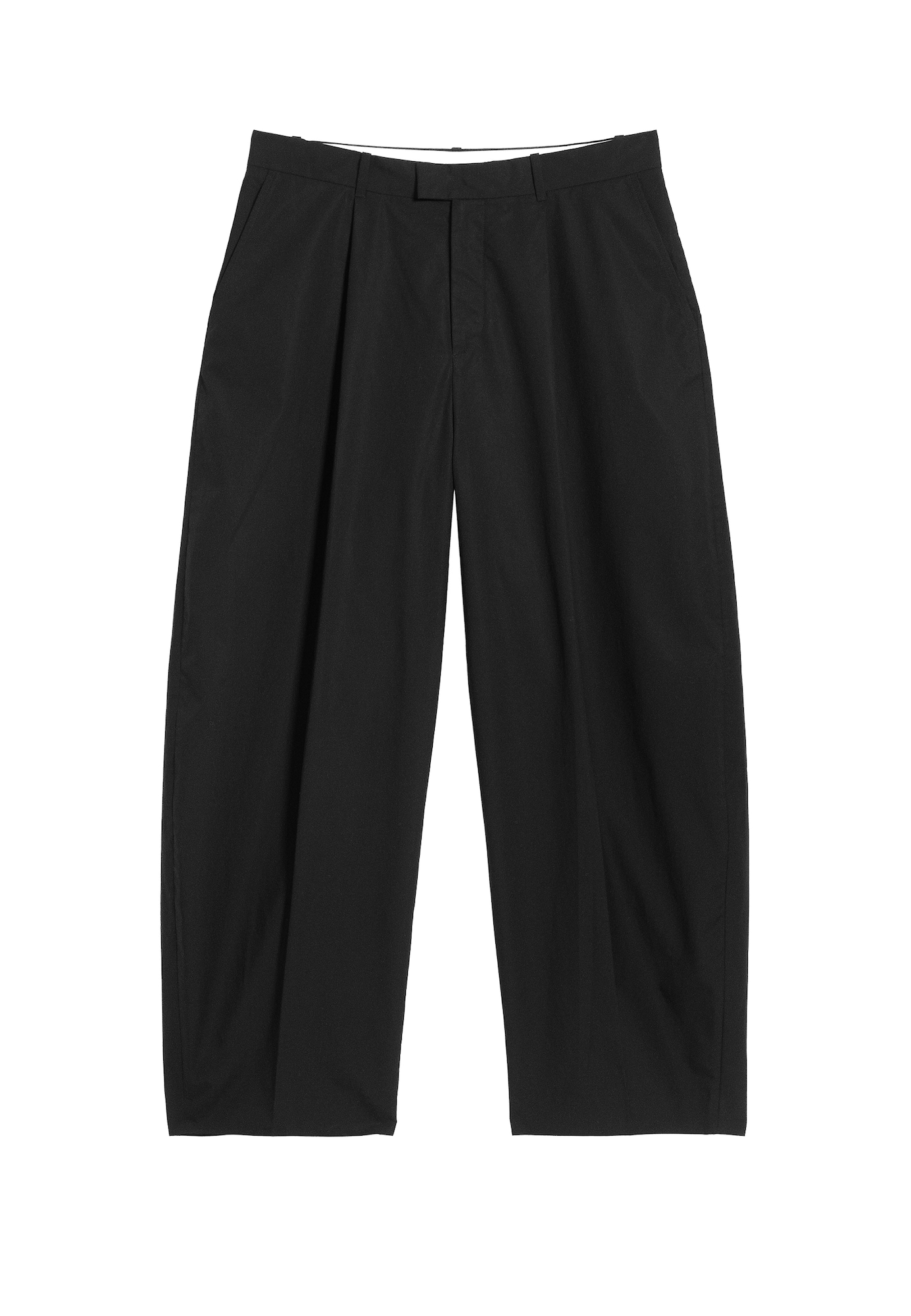 WEEKDAY Pantaloni cu dungă FELIX negru