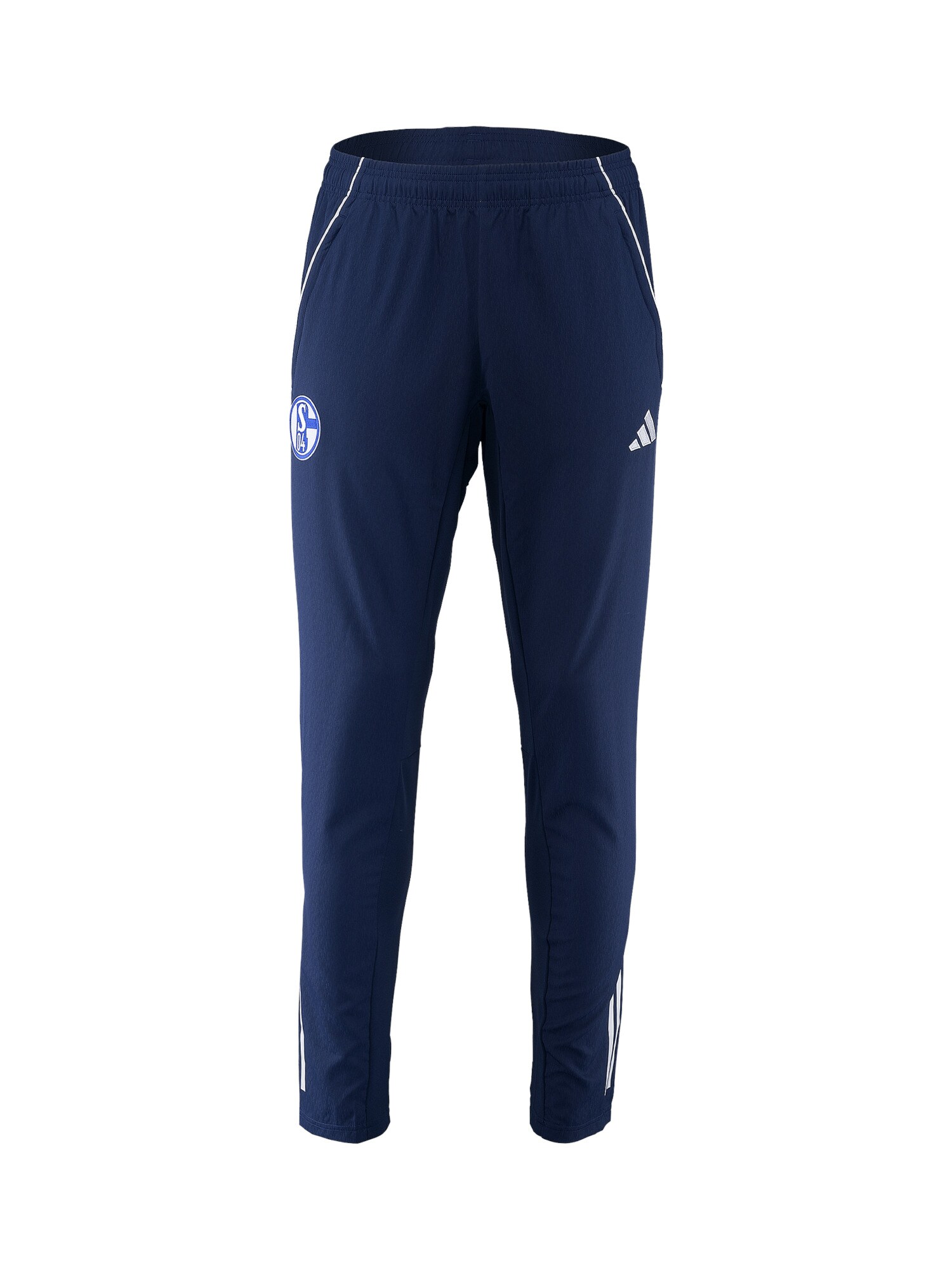 ADIDAS PERFORMANCE Pantaloni sport FC Schalke 04  albastru / alb