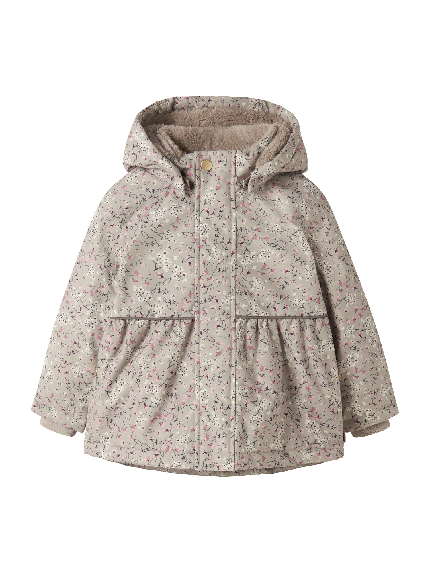 NAME IT Geacă funcțională NMFSNOW05 bej / mauve / negru / alb