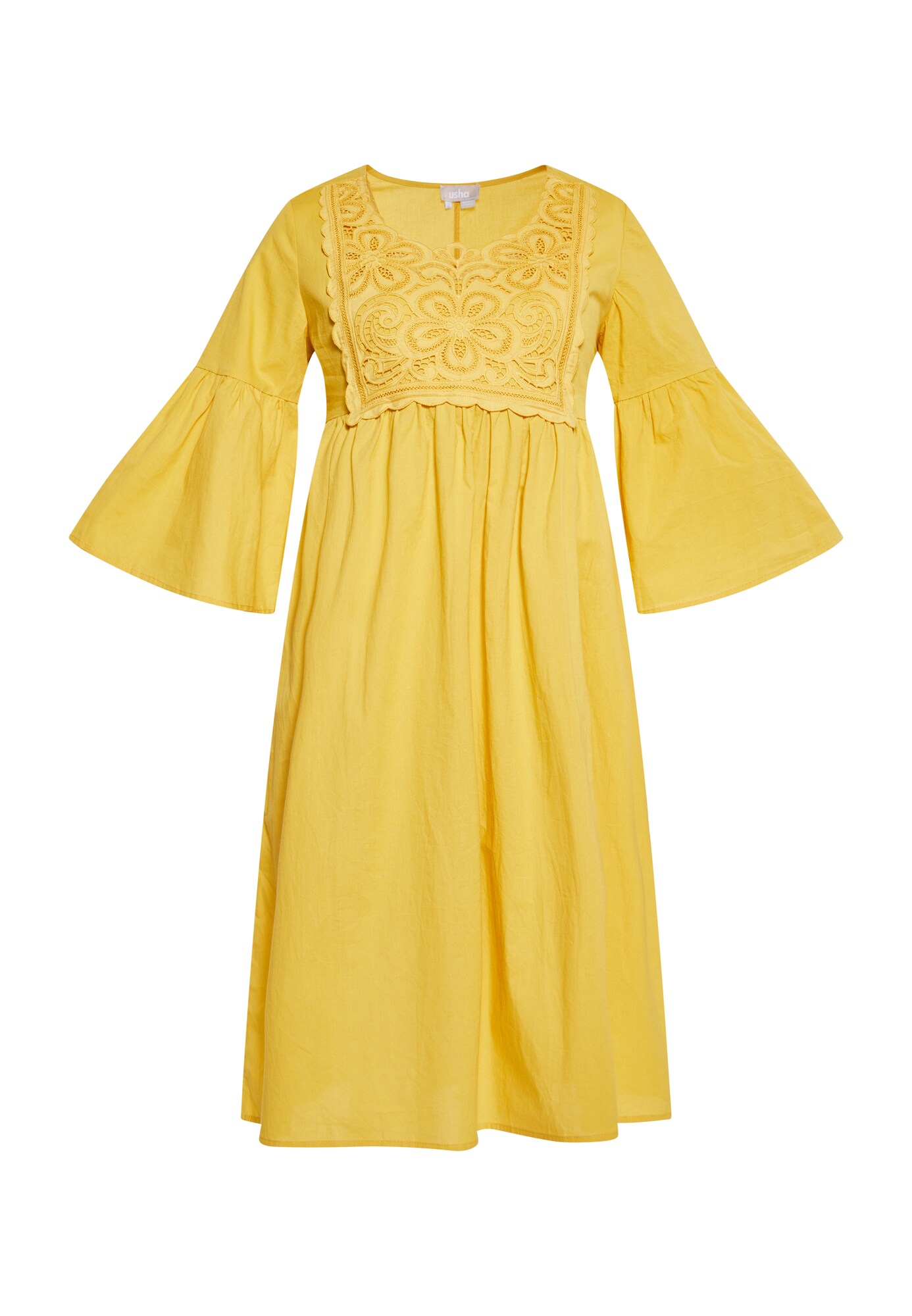 Usha Vestido amarillo