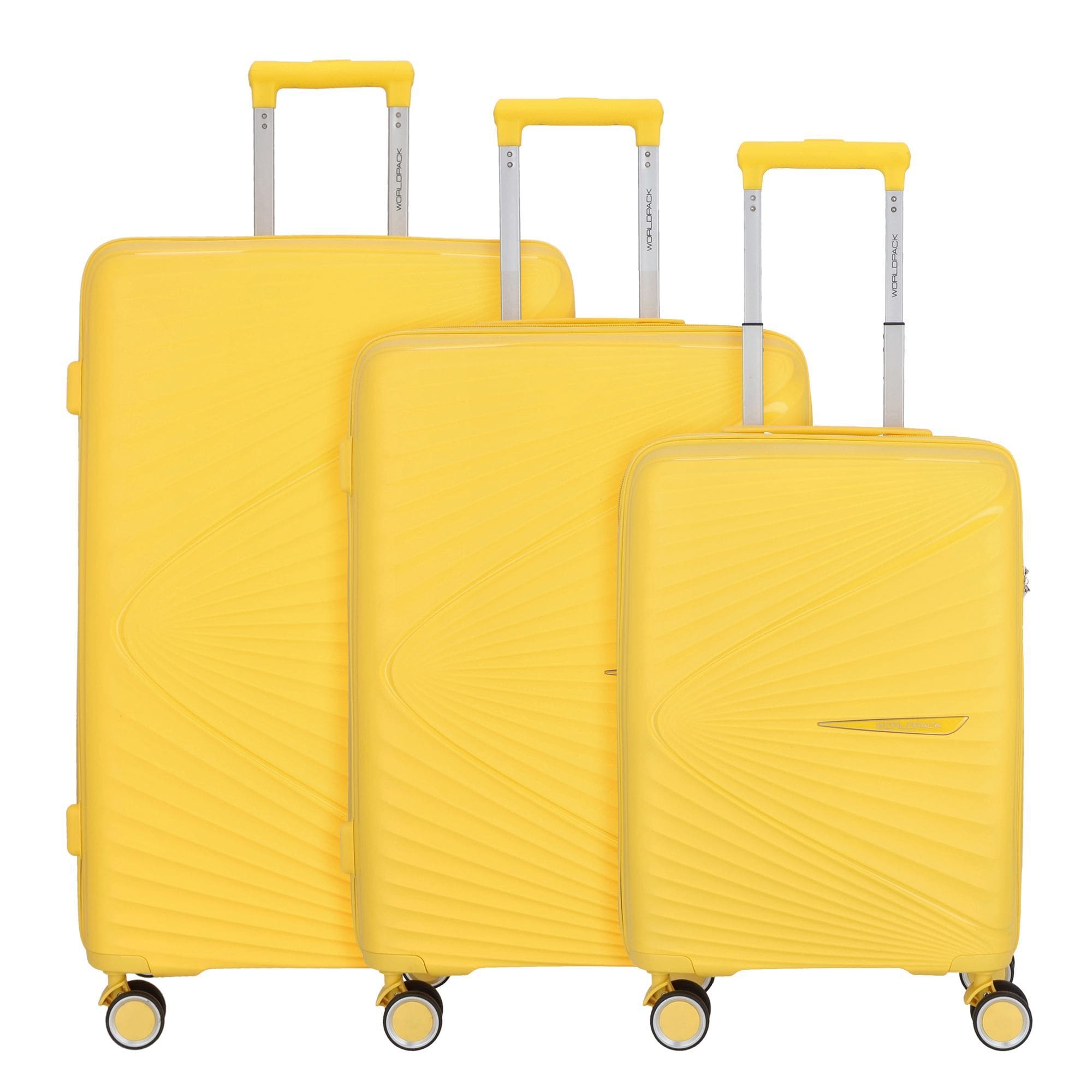Worldpack Set di valigie 'Vegas'  giallo