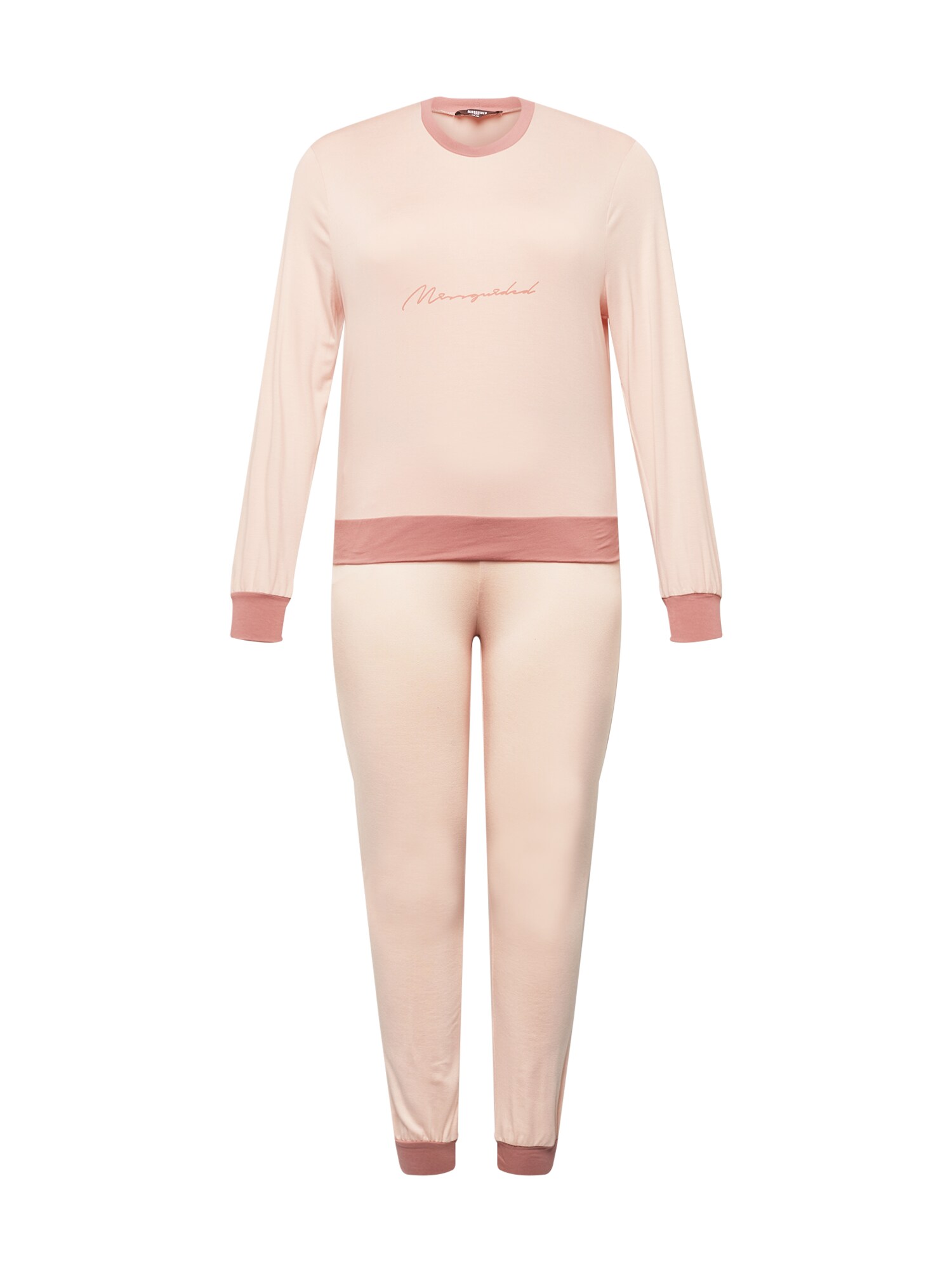 Missguided Plus Naminis kostiumas pudros spalva / ryškiai rožinė spalva