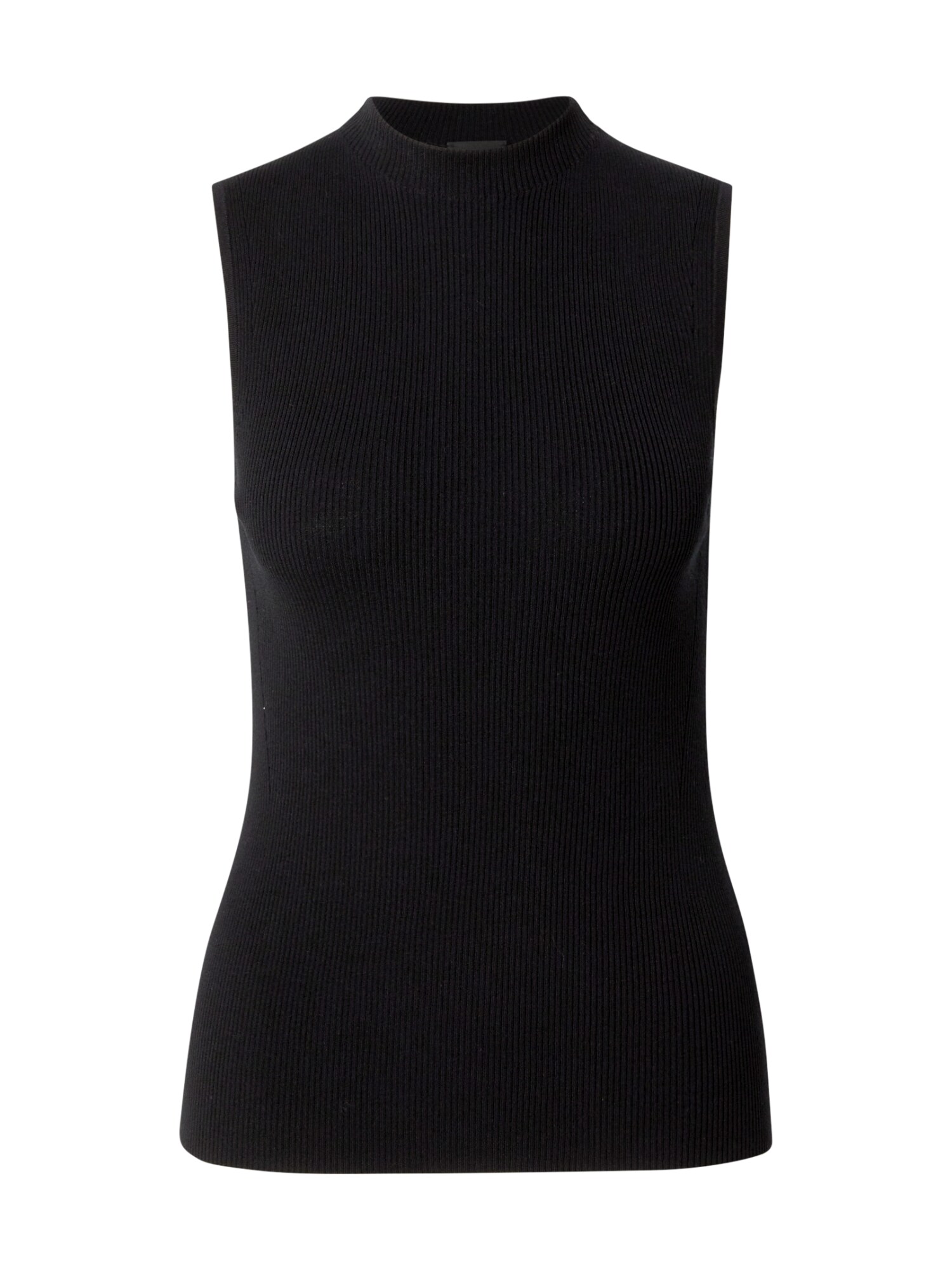 BOSS Top brodat  negru