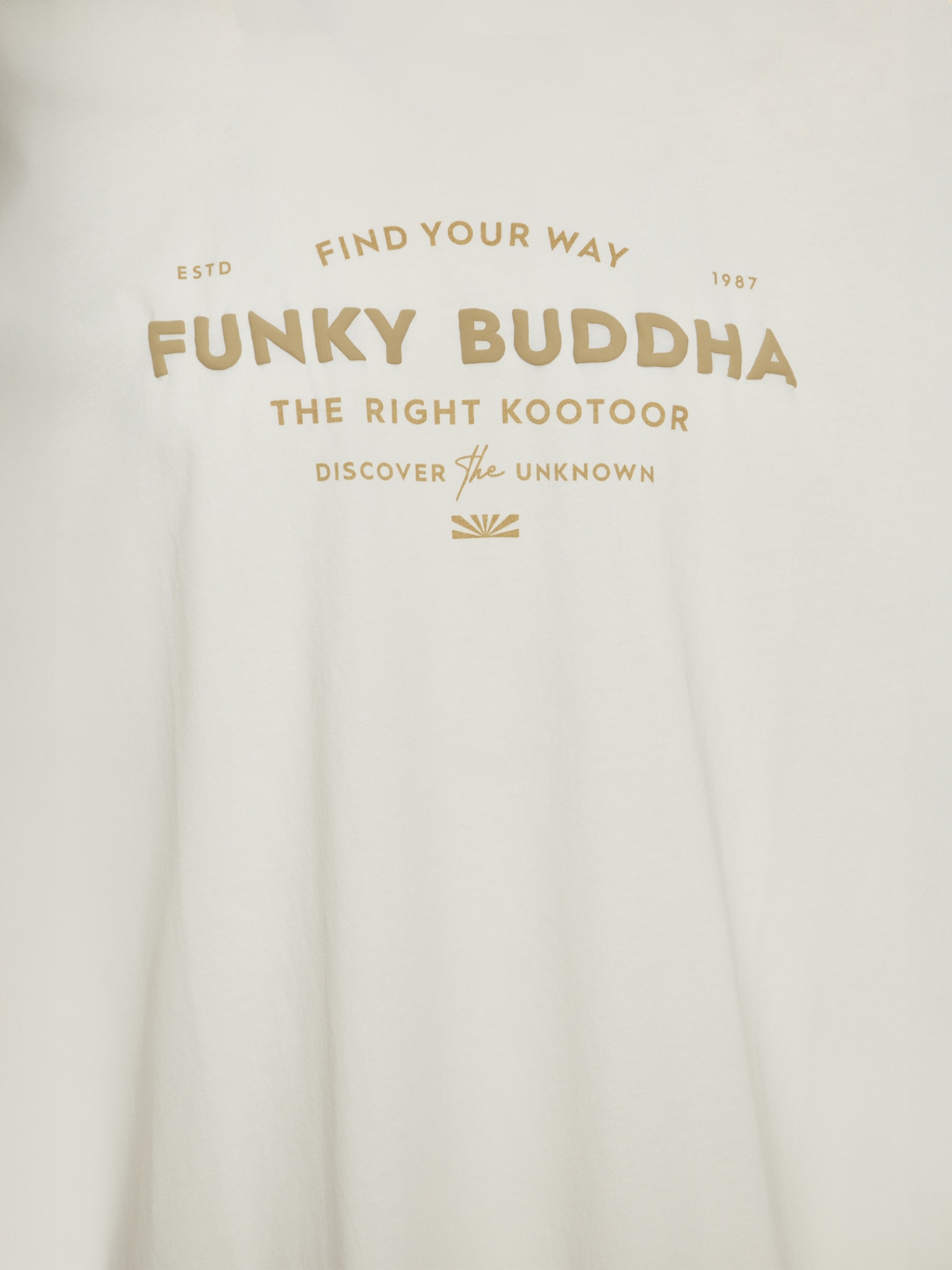 Funky Buddha Póló ekrü / homok termék 2. képe