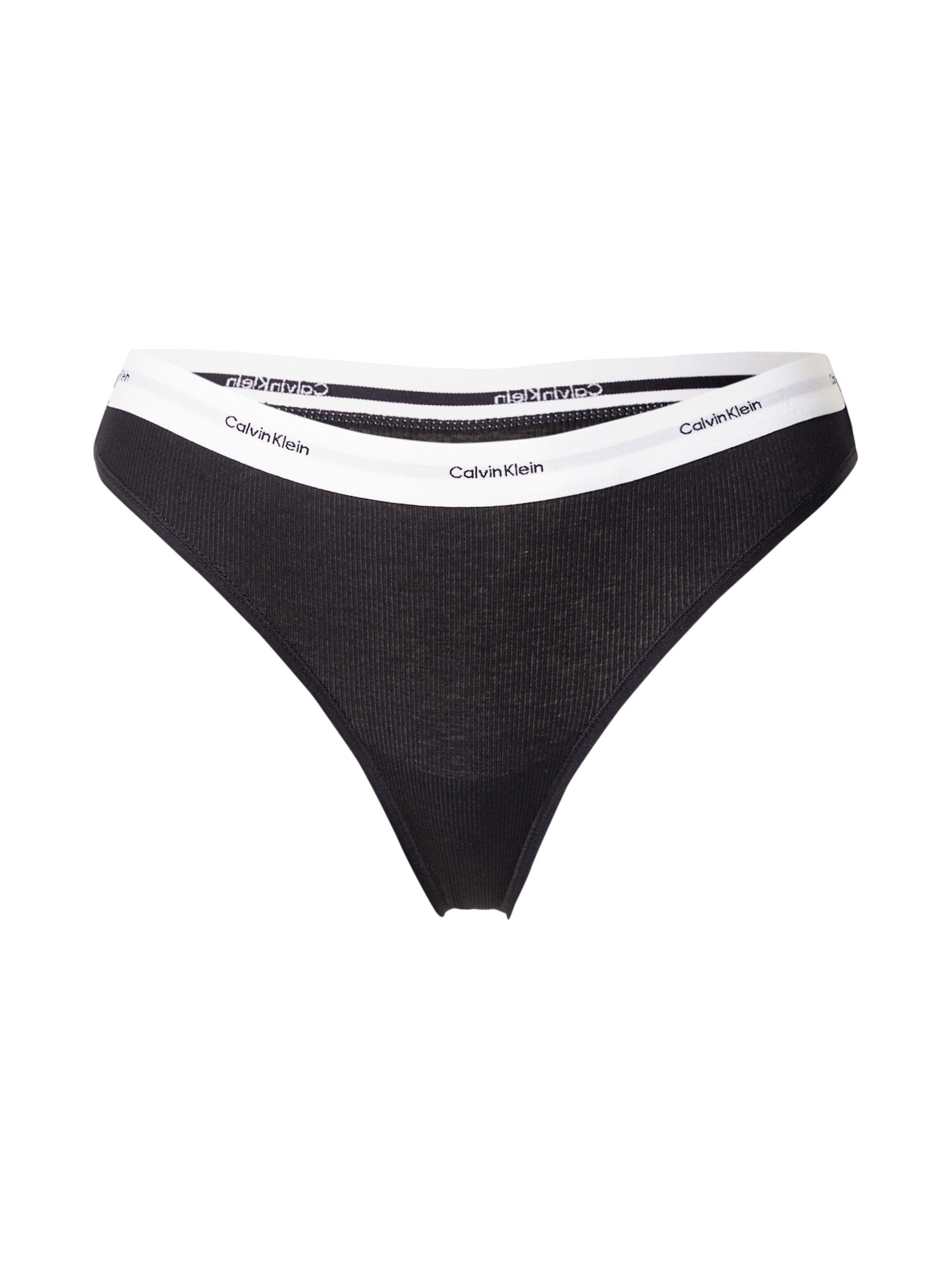 Calvin Klein Underwear Tanga  negru / alb