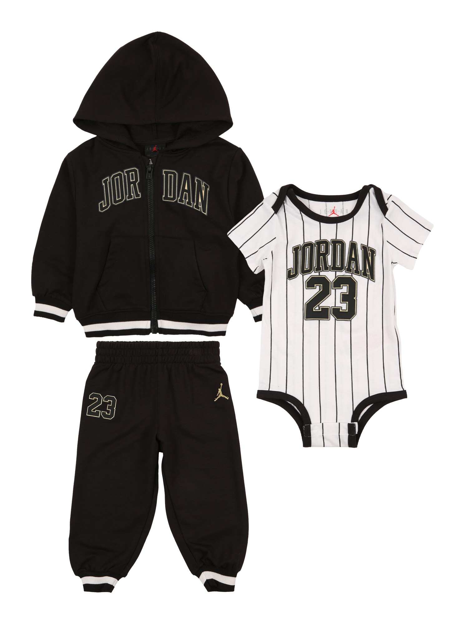 Jordan Set  maro mokka / negru / alb
