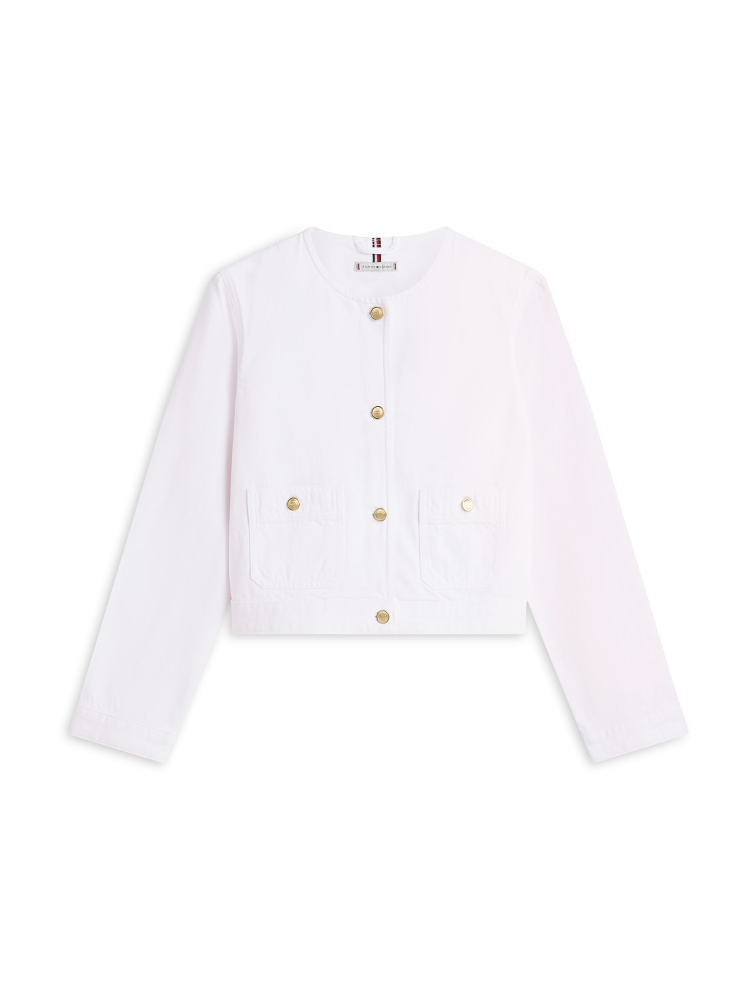 TOMMY HILFIGER Geacă de primăvară-toamnă  alb