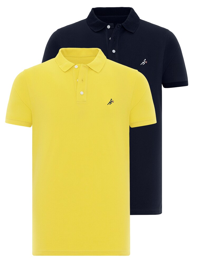 Moxx Paris Shirt Herren Größe XXL gelb / schwarz / weiß