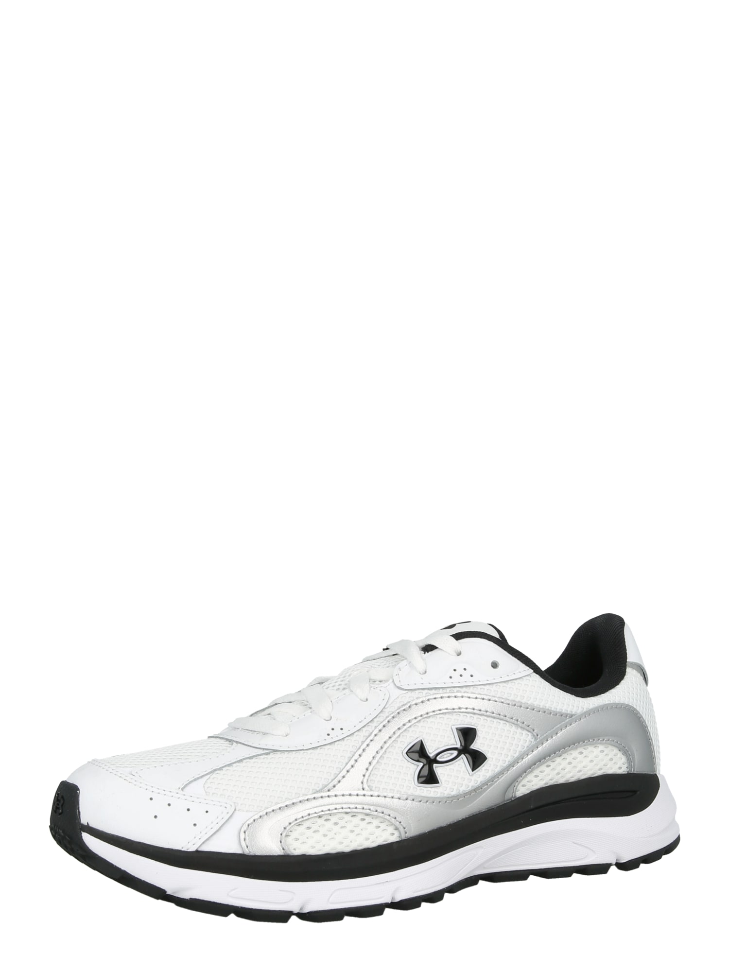 UNDER ARMOUR Pantofi sport Tech Runner  negru / argintiu / alb