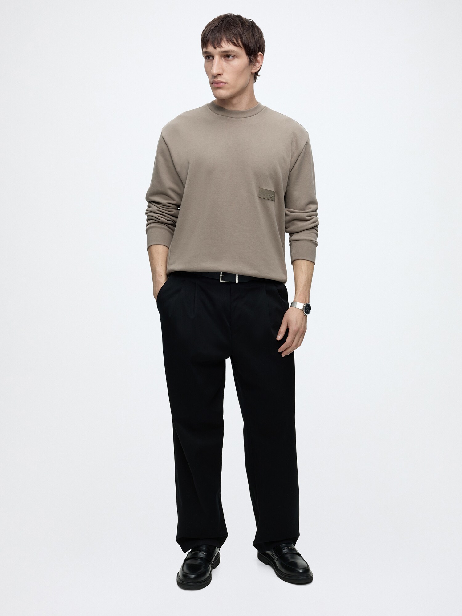 BOSS Sudadera caqui – imagen 7