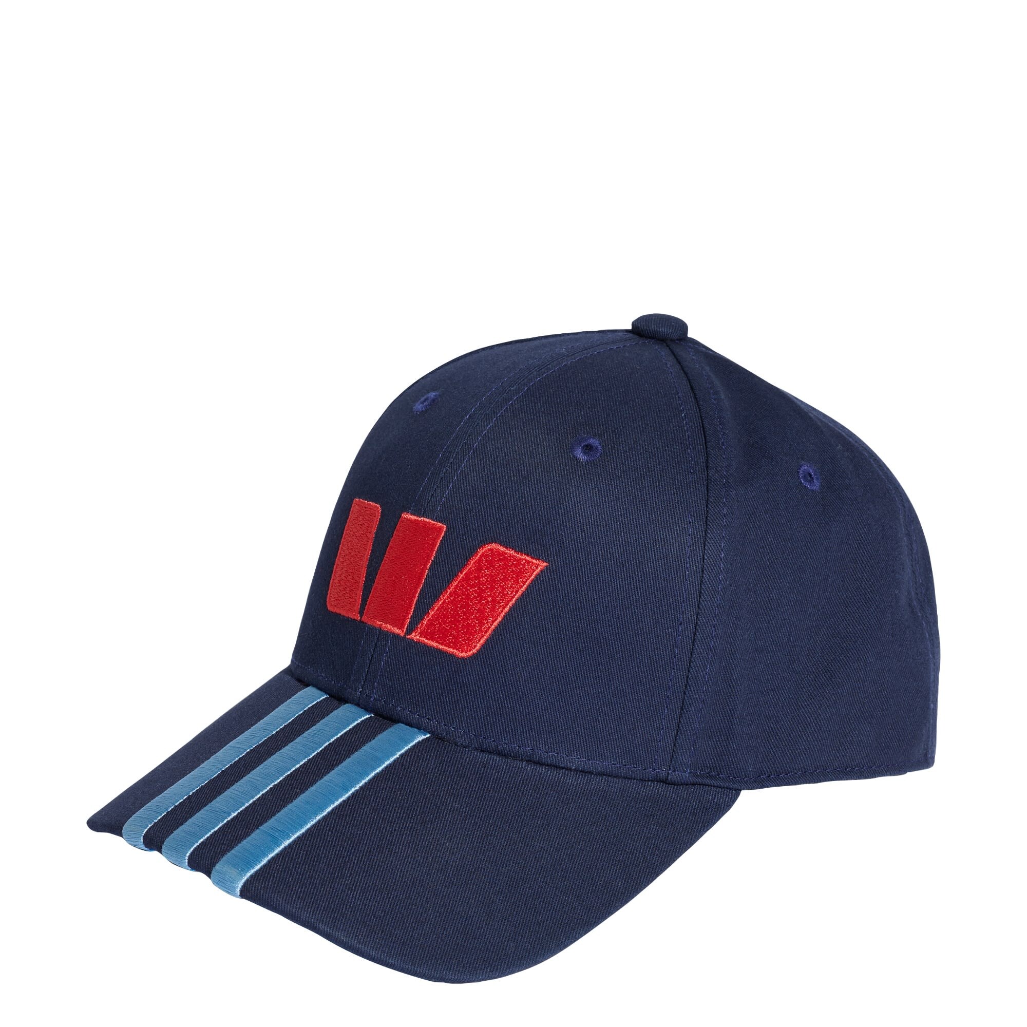 Adidas Performance Sportpet 'New South Wales' Lichtblauw / Donkerblauw / Knalrood