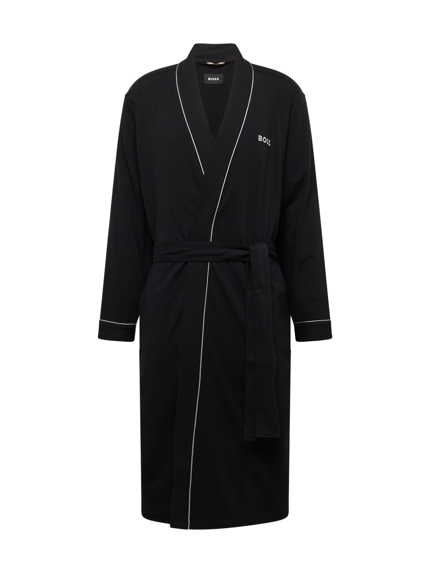 BOSS Black Halat de baie lung 'Xmas Kimono'  negru / alb