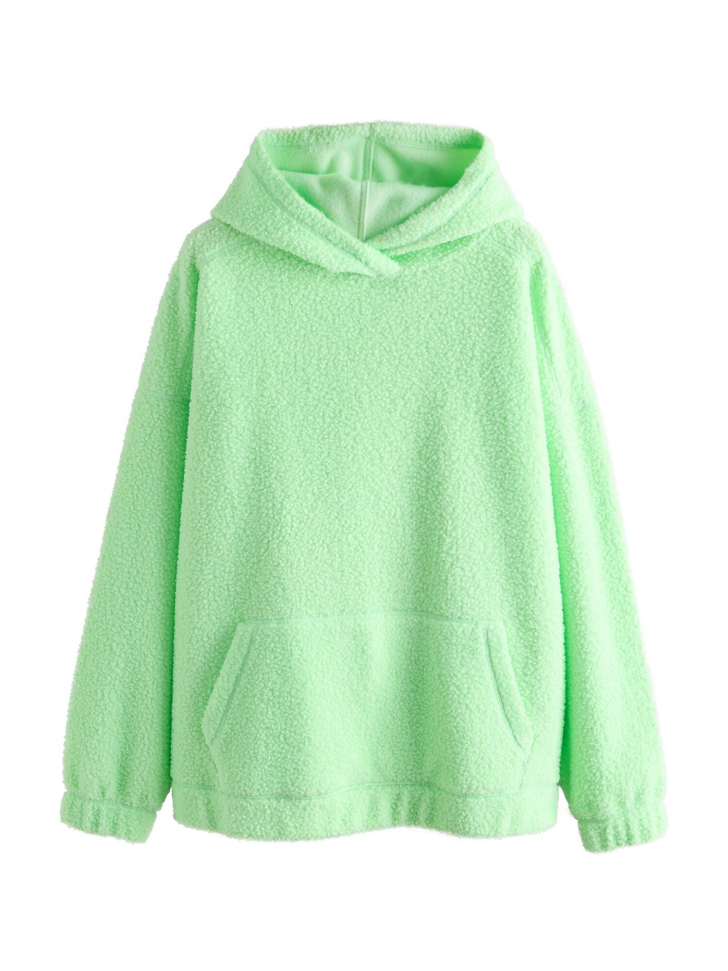 Next Pulover Teddy Borg  verde limetă