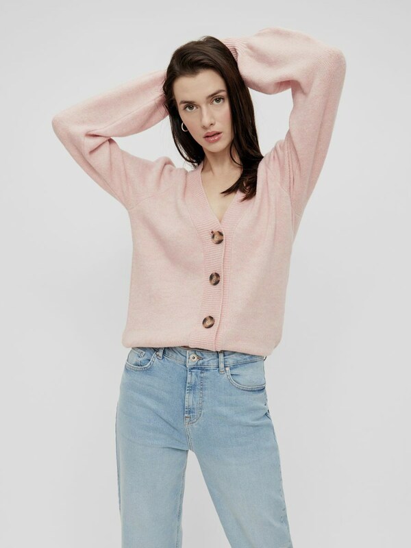 Pieces Cina Langärmeliger Cardigan mit Knopfleiste