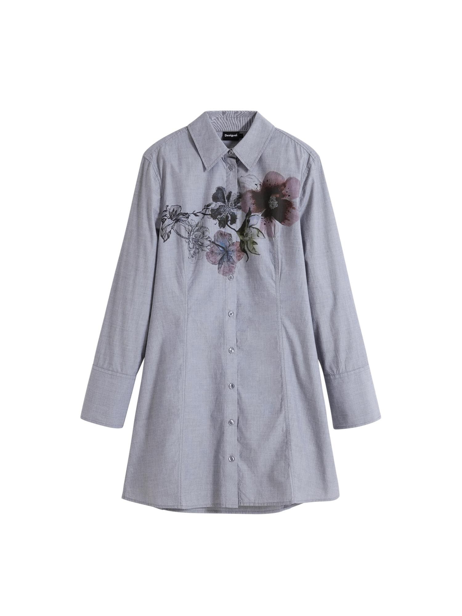 Desigual Rochie tip bluză  gri deschis / mai multe culori