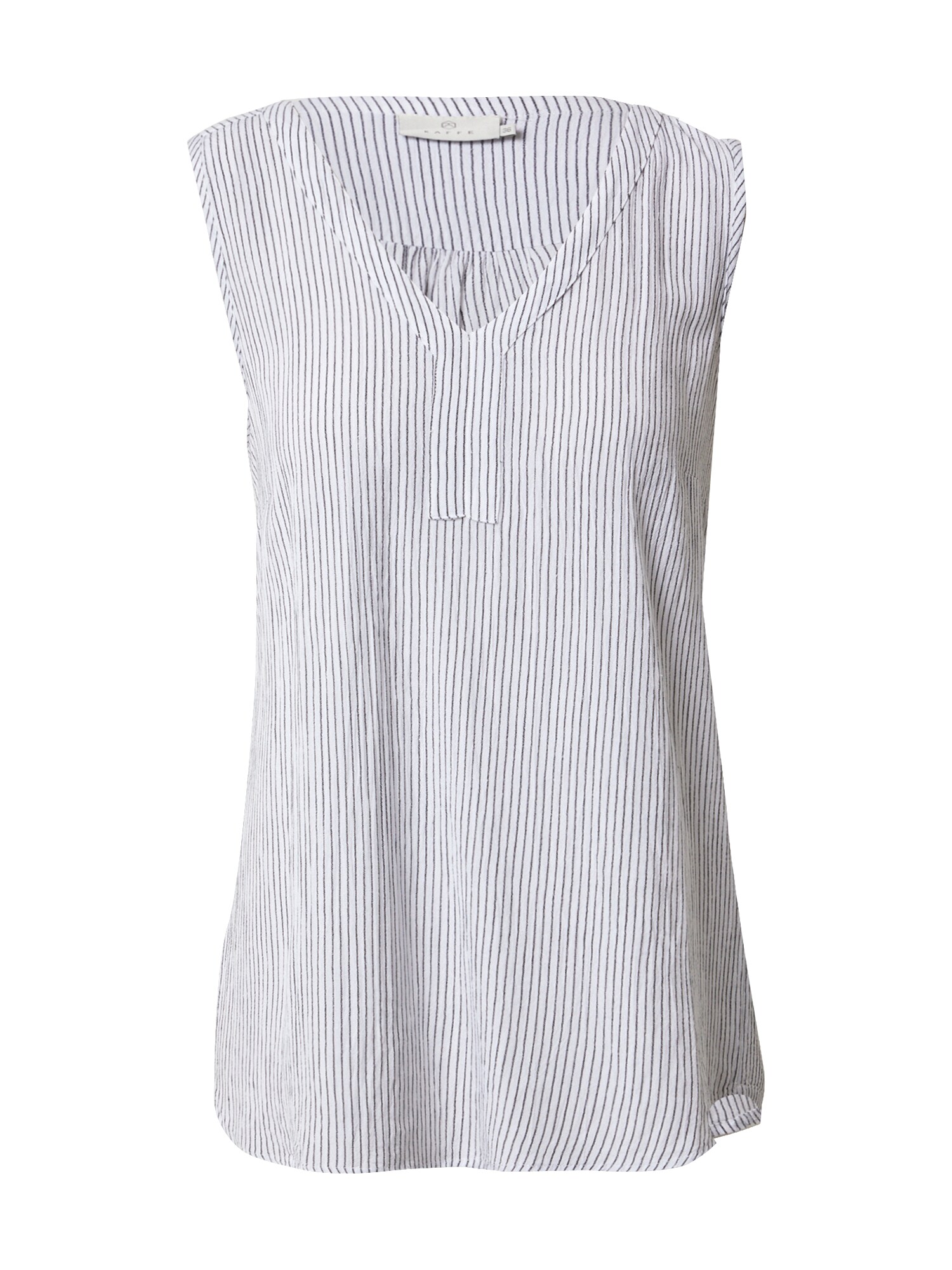 Kaffe Top 'Amber'  bleumarin / alb