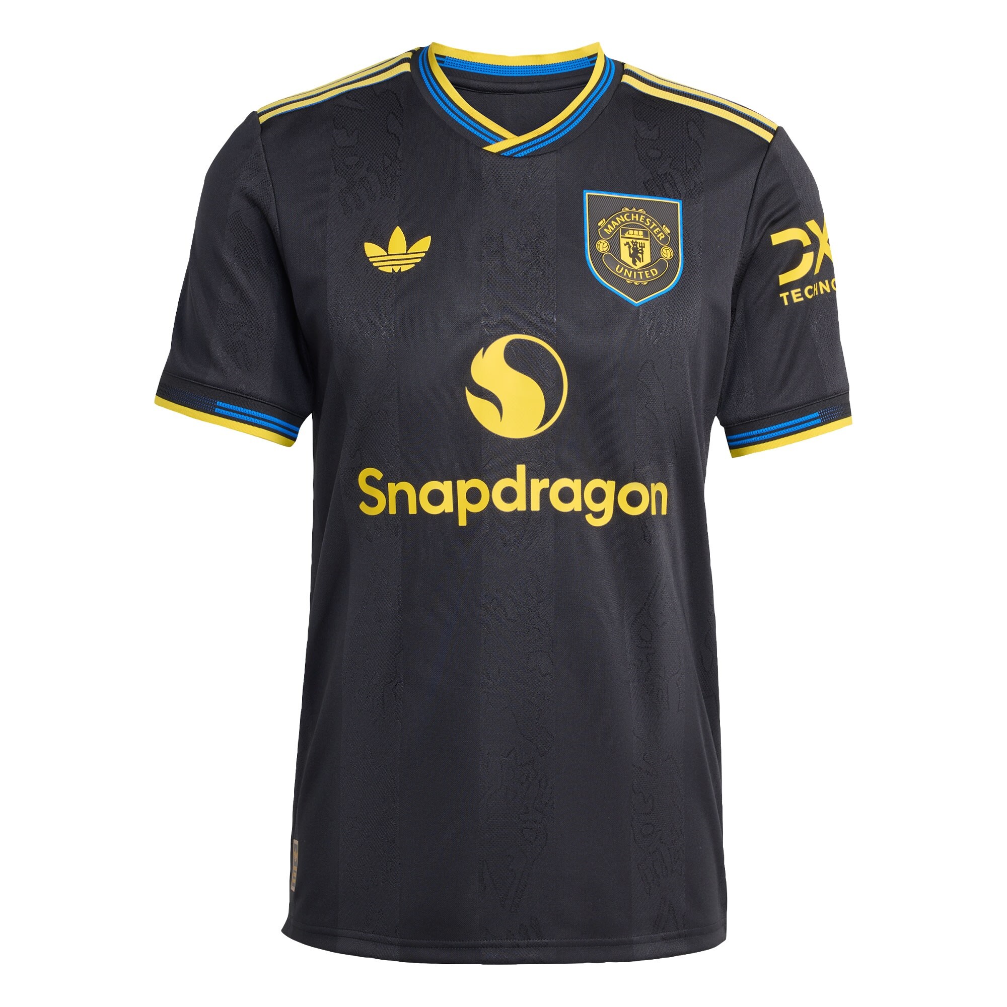 ADIDAS PERFORMANCE Camiseta de fútbol 'Manchester United 25/26' azul / amarillo / negro