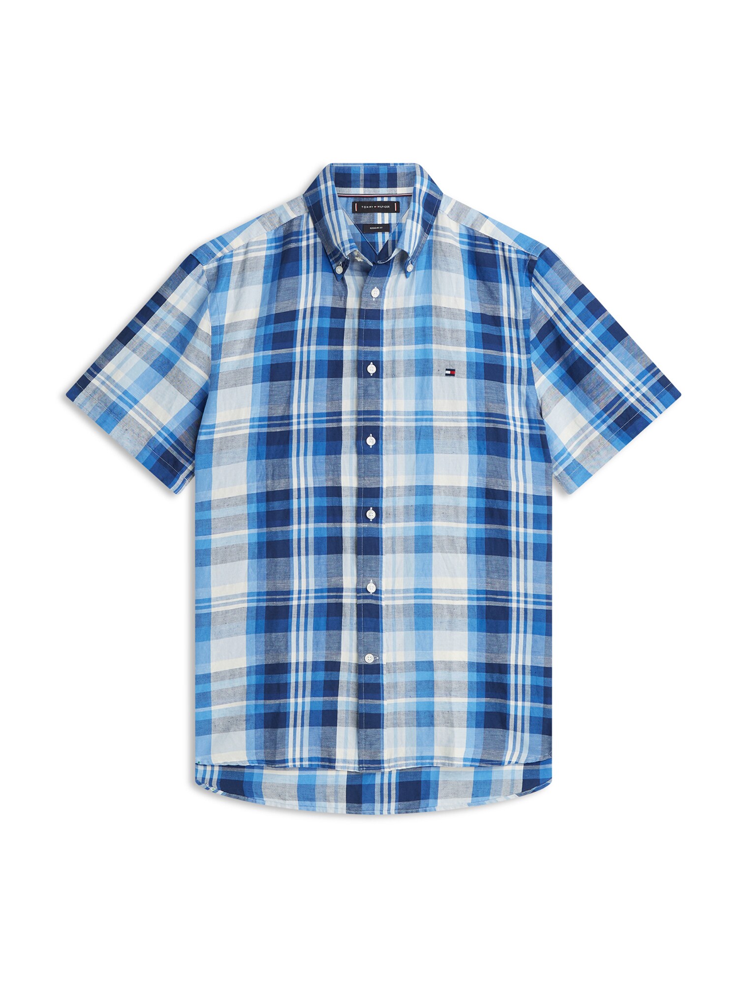 TOMMY HILFIGER Cămașă  albastru / albastru fumuriu / albastru închis / alb murdar