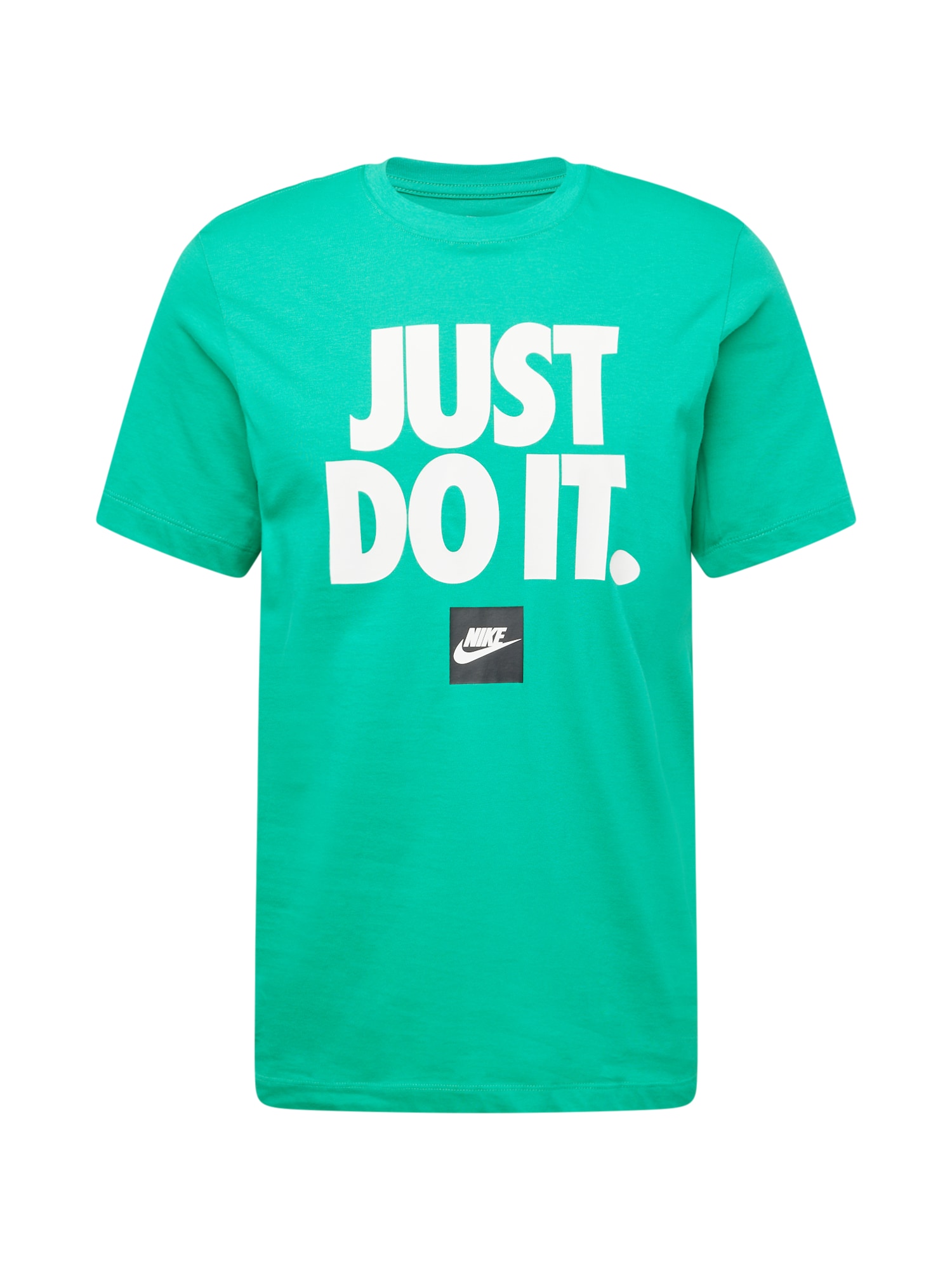 Nike Sportswear Póló  zöld / fekete / piszkosfehér