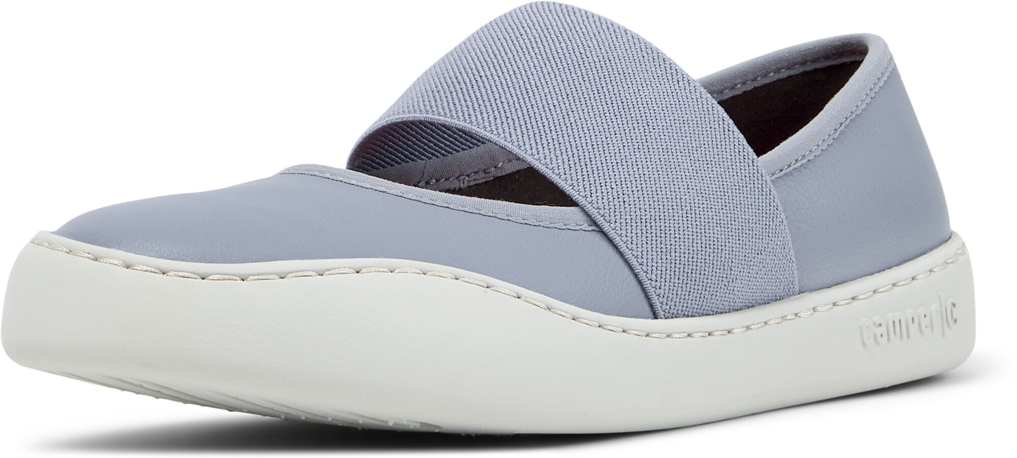 Camper Ballerina Met Riempjes ' Peu Touring ' Pastelblauw