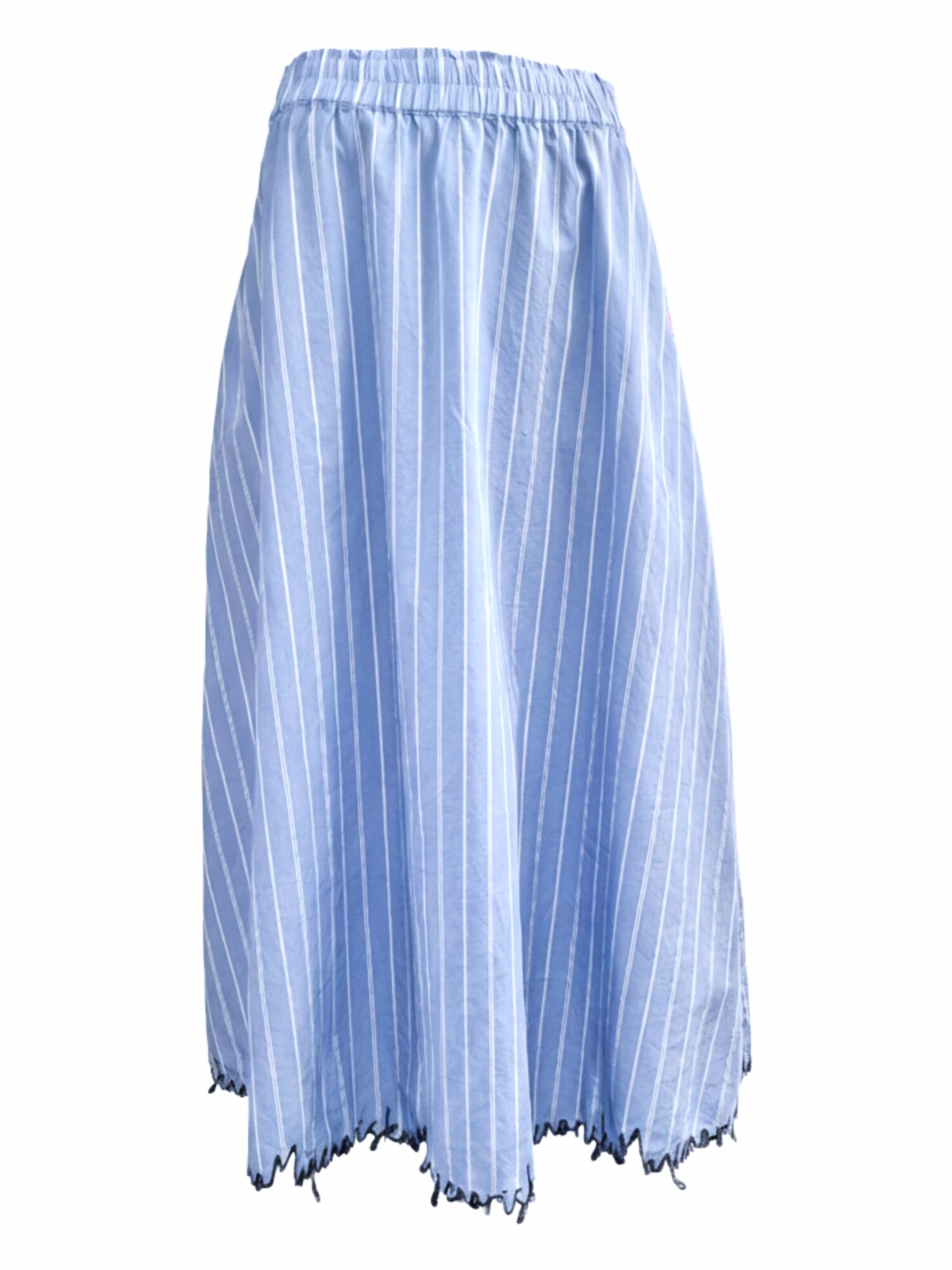 LIKS. Munich Falda 'Blusenrock mit Saumstickerei "No Risk No Magic"' azul real