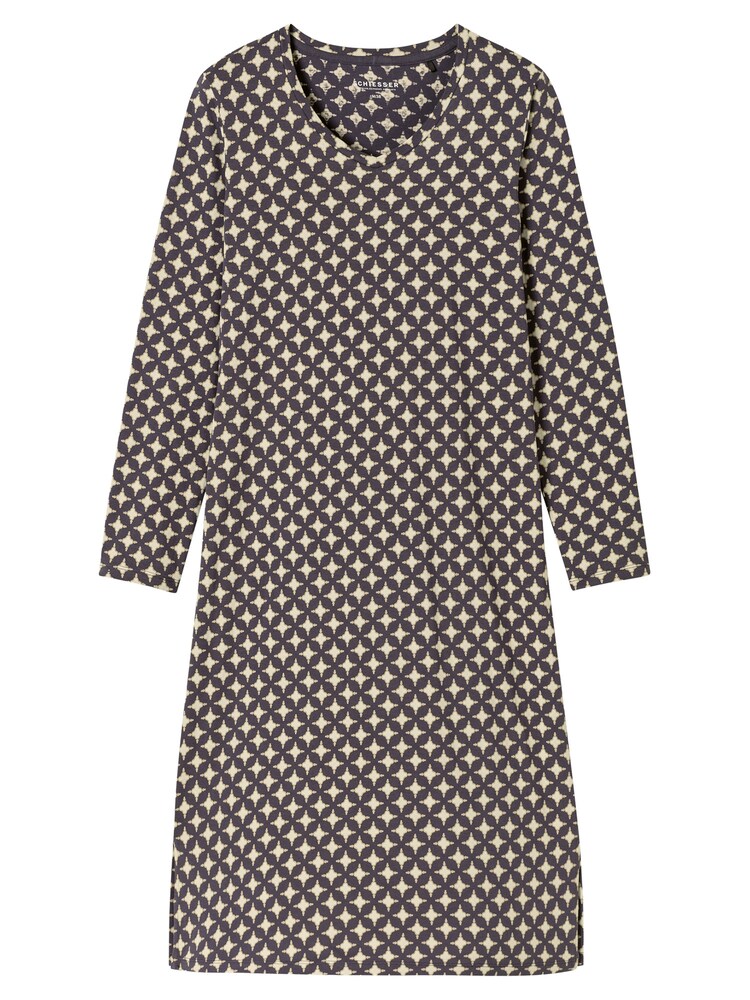 SCHIESSER Nachthemd ' Comfort Essentials ' Damen Größe L graphit