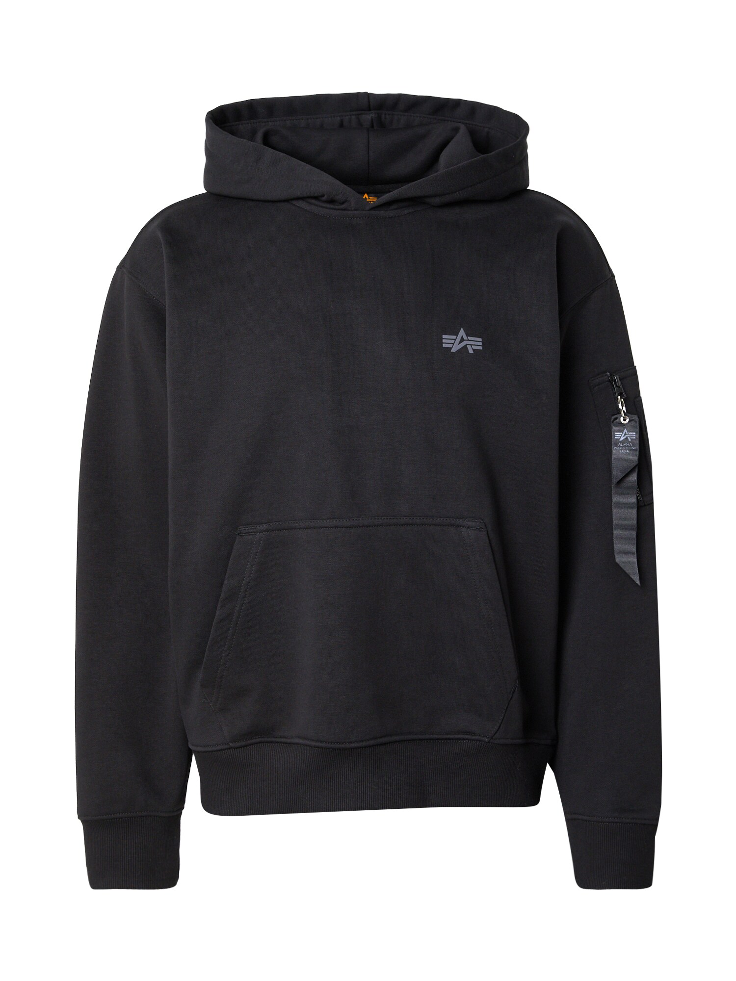 ALPHA INDUSTRIES Bluză de molton DTM ML negru