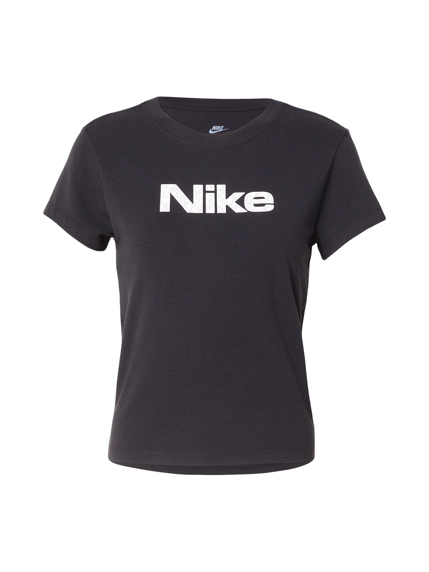 Nike Sportswear Tričko 'Chill Knit'  čierna / biela