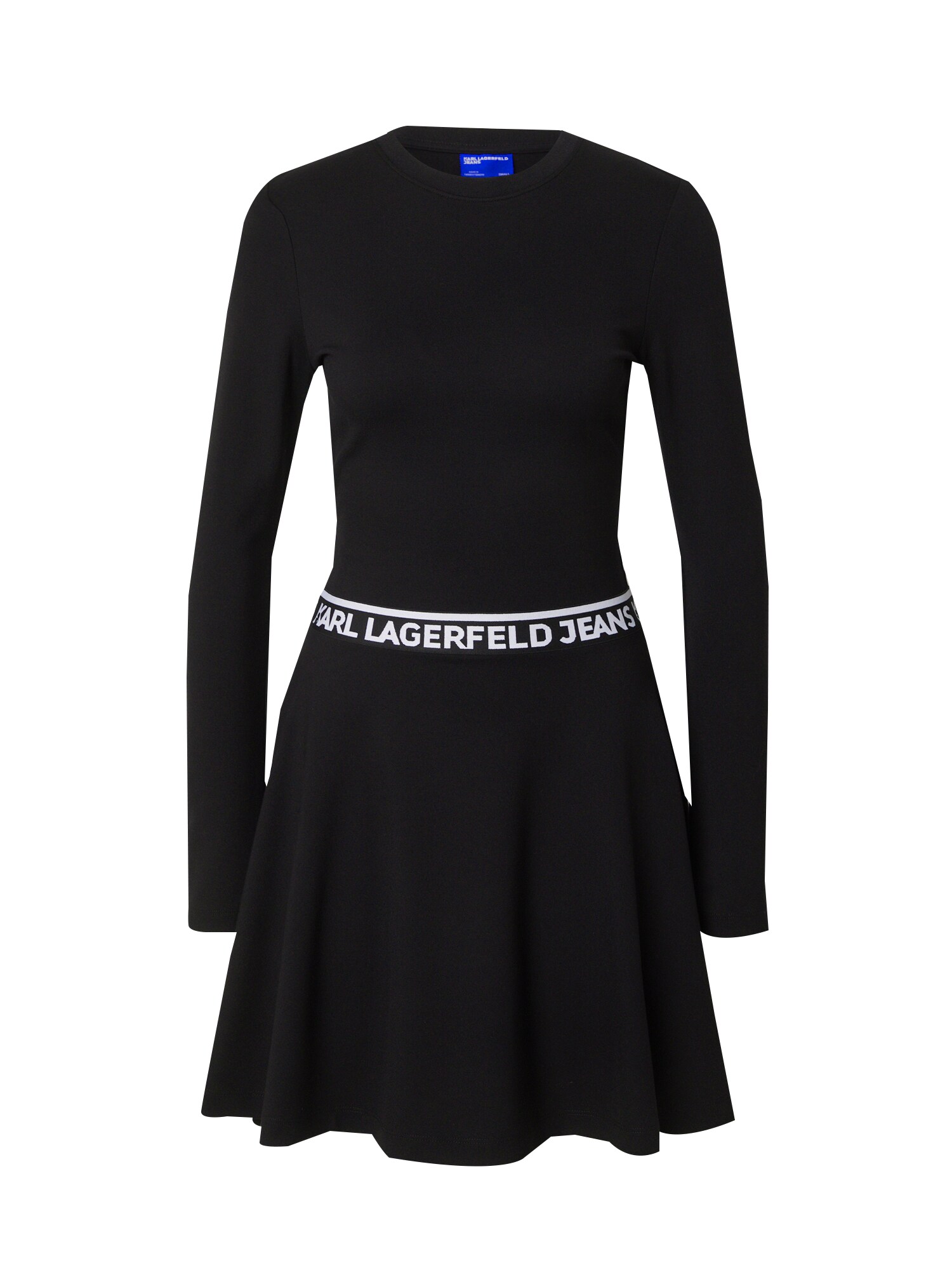 KARL LAGERFELD JEANS Rochie  negru / alb