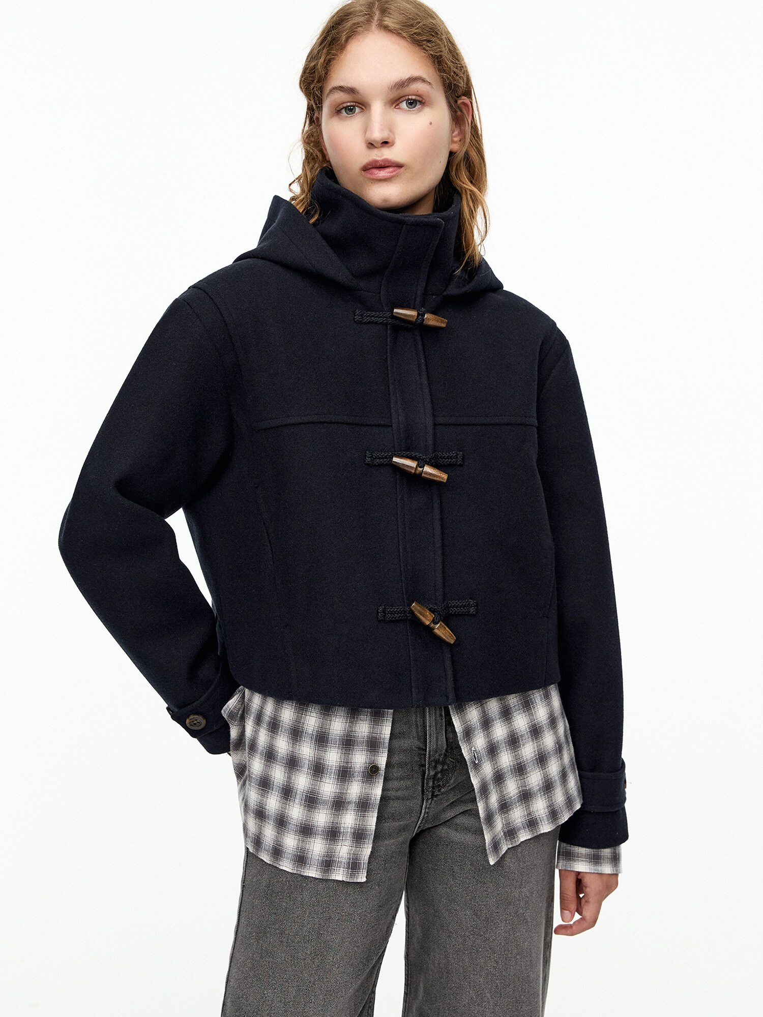 Pull&Bear Átmeneti dzseki  tengerészkék termék 2. képe
