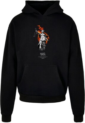 MJ Gonzales Sweatshirt ‘Justitia’ Grijs / Oranje / Rood / Zwart