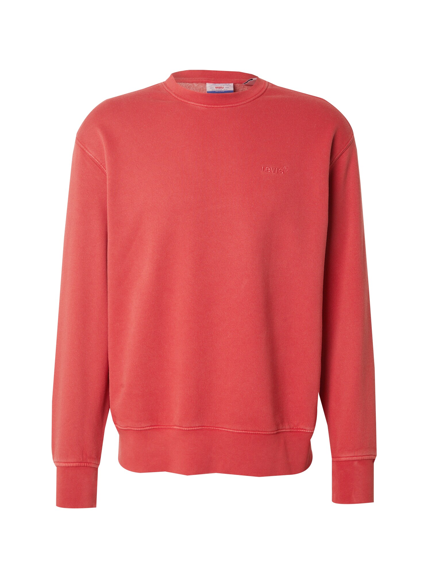 LEVIS ® Bluză de molton AUTHENTIC  roșu deschis