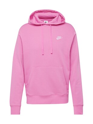 Nike Sportswear Sweatshirt ‘Club’ Pink / Offwhite