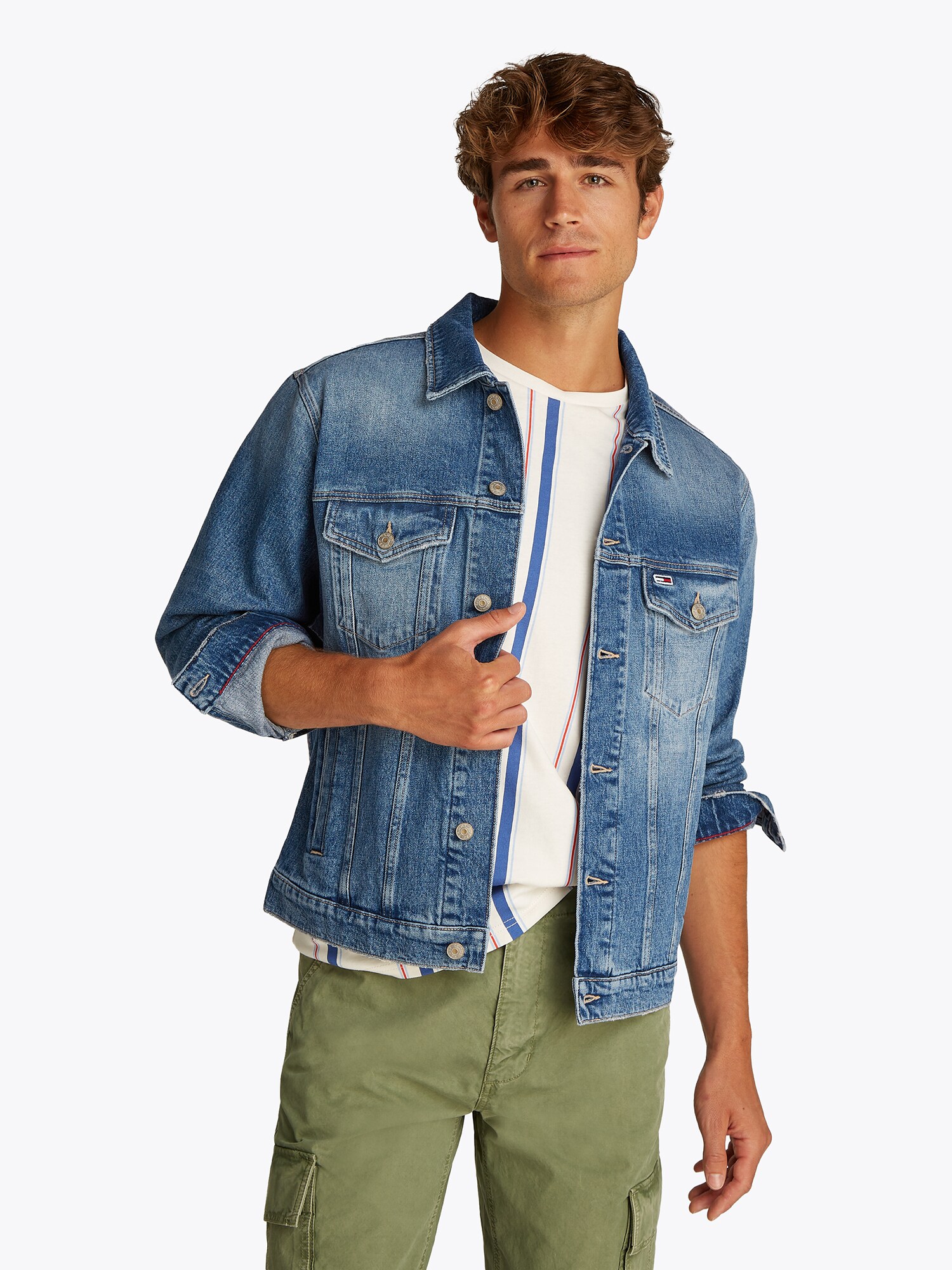 Tommy Jeans Átmeneti dzseki 'RYAN'  kék farmer termék 2. képe