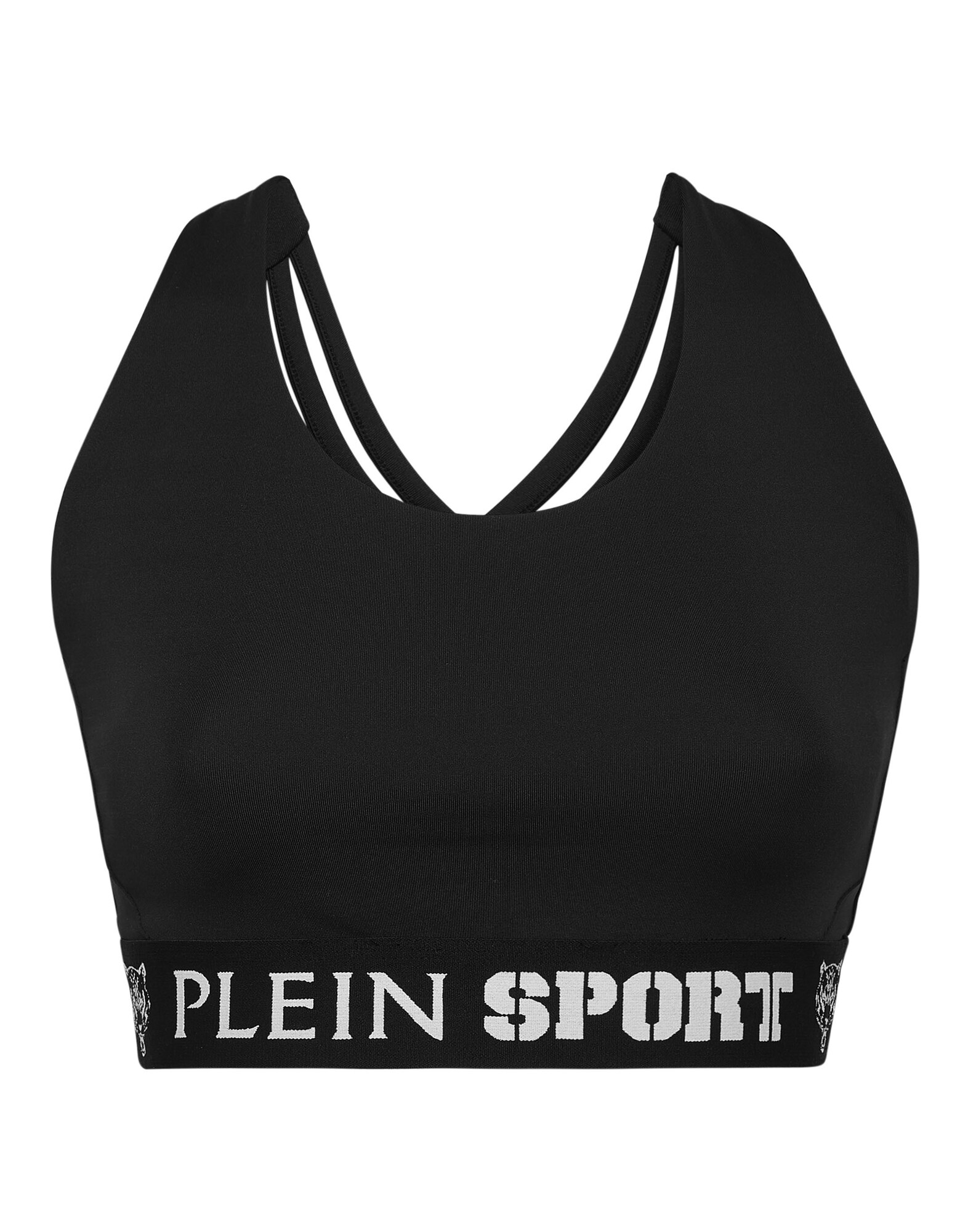 Plein Sport Top deportivo  negro / blanco