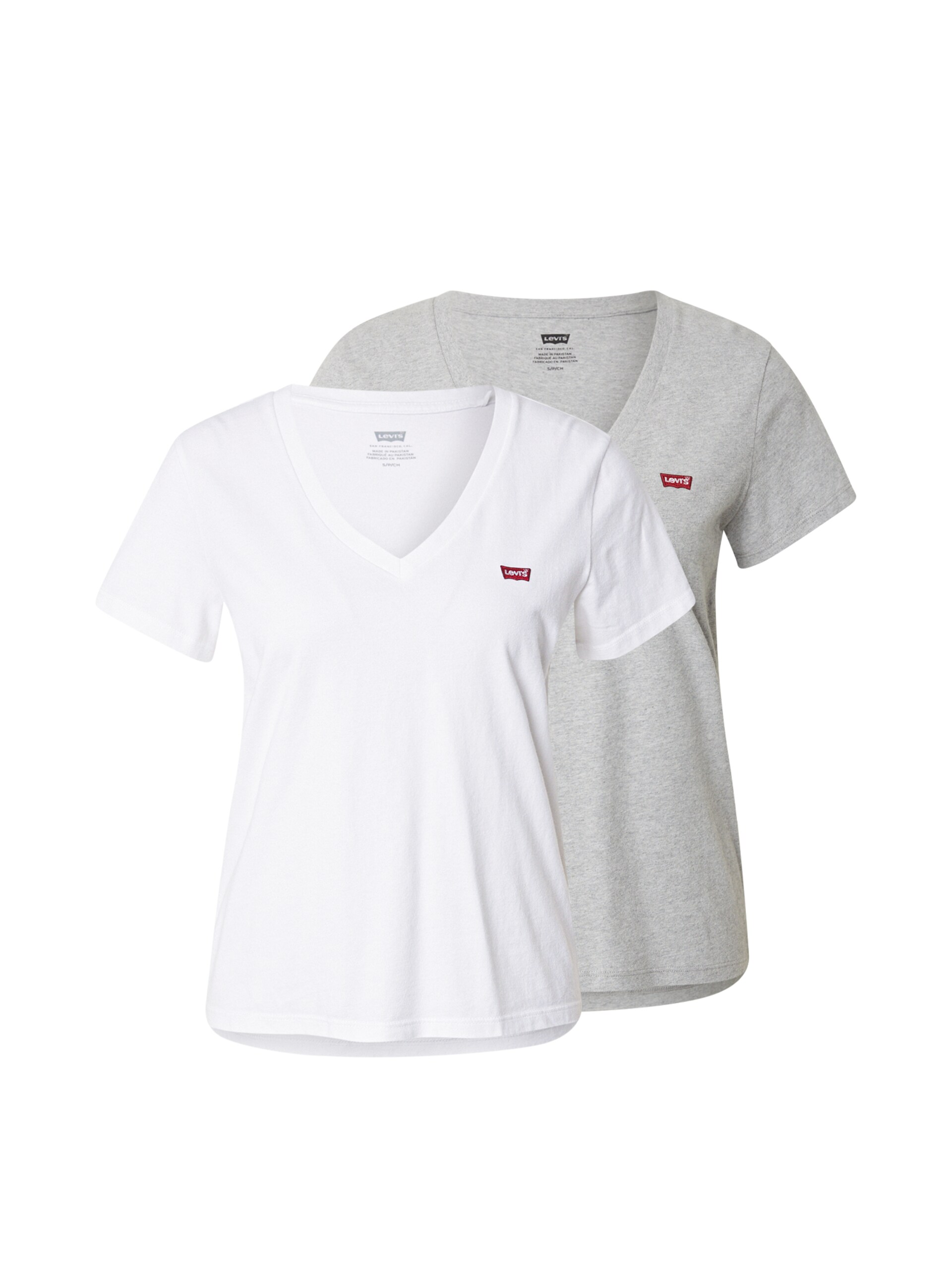 LEVIS ® T-shirt 'Perfect V-Neck Tee (2-Pack)' dam