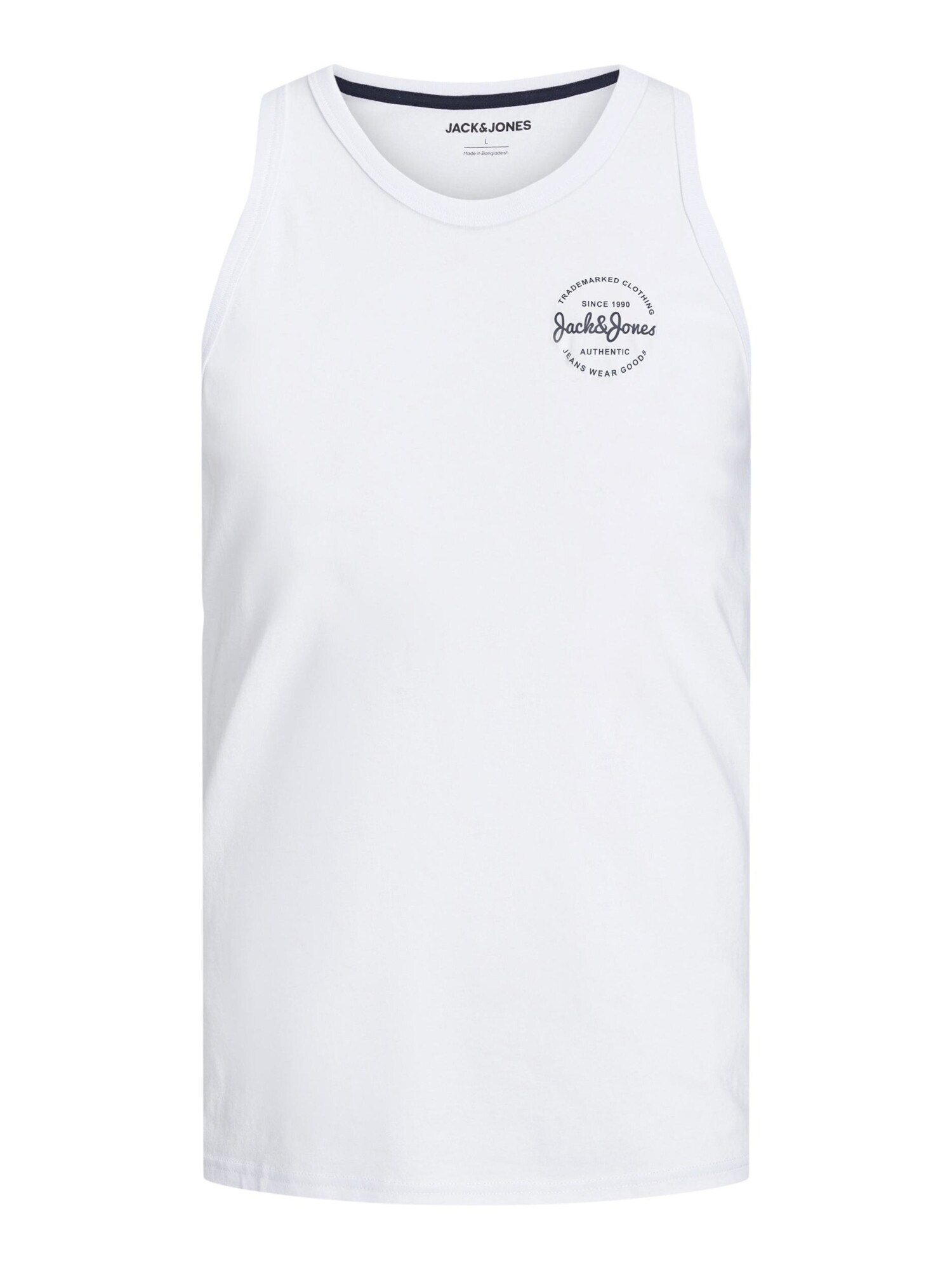 JACK & JONES Tričko 'Forest' tmavomodrá / biela (obrázok 3)