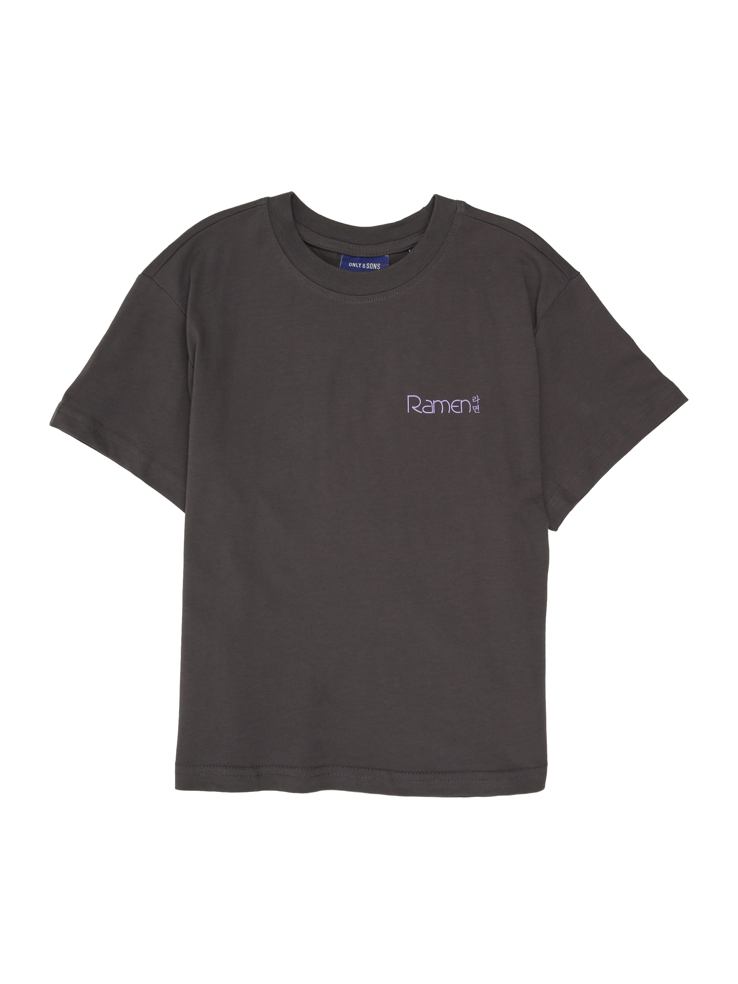 Only & Sons Junior Tricou OSJCOLE FOOD gri metalic / lila