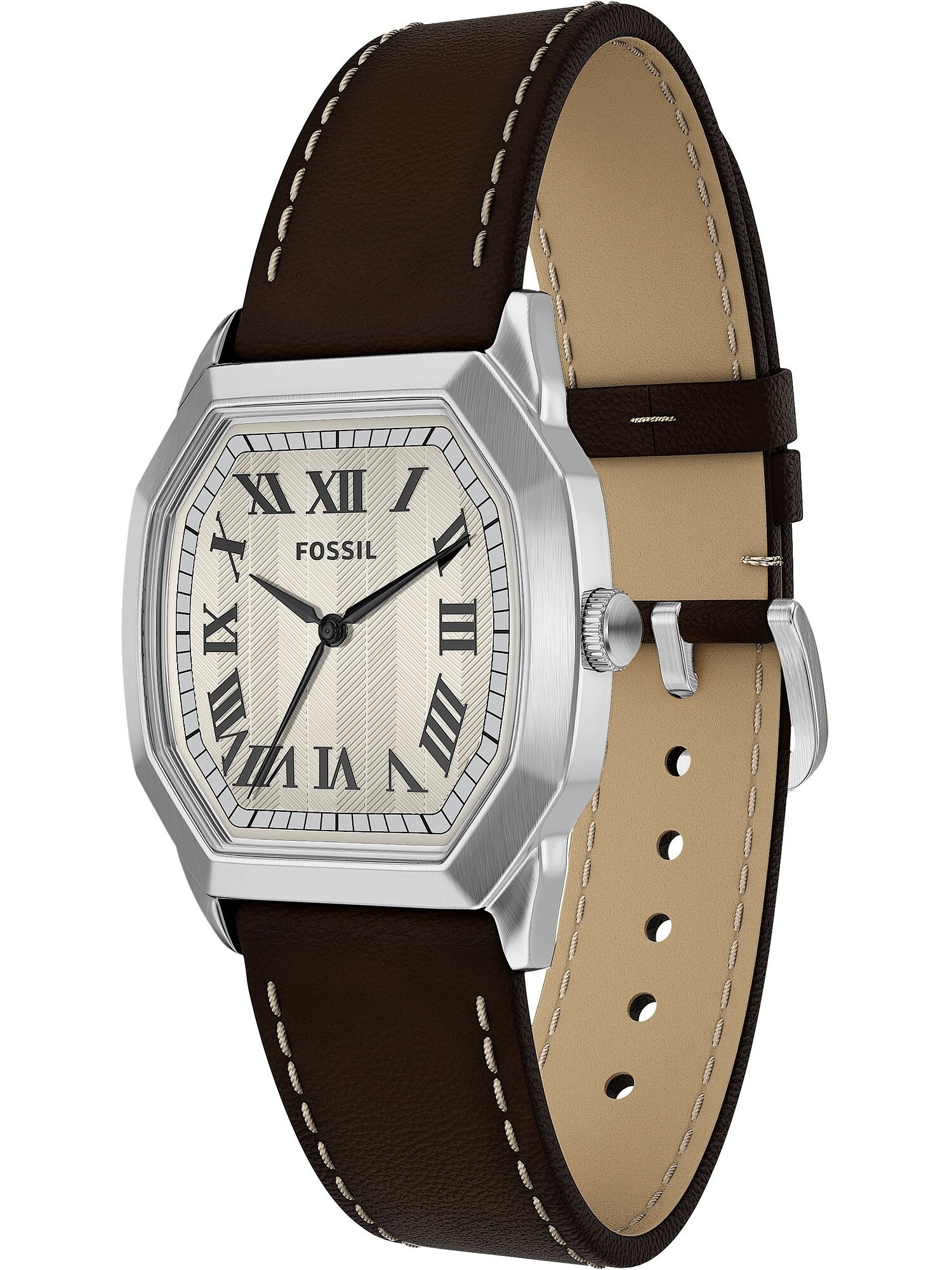 FOSSIL Reloj analógico 'Harlow'  marrón / plata – imagen 3