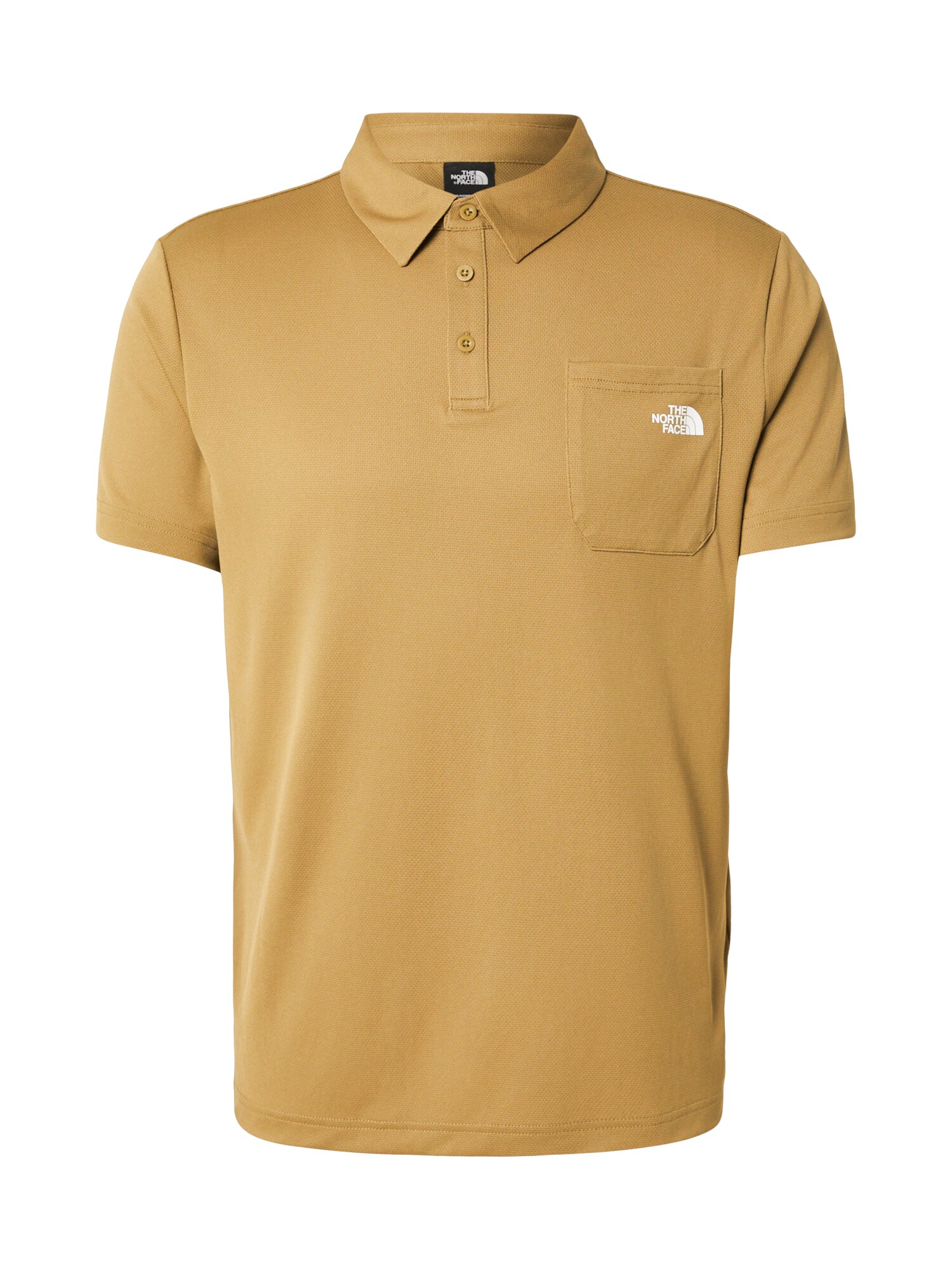 THE NORTH FACE Tricou funcțional  maro deschis / alb