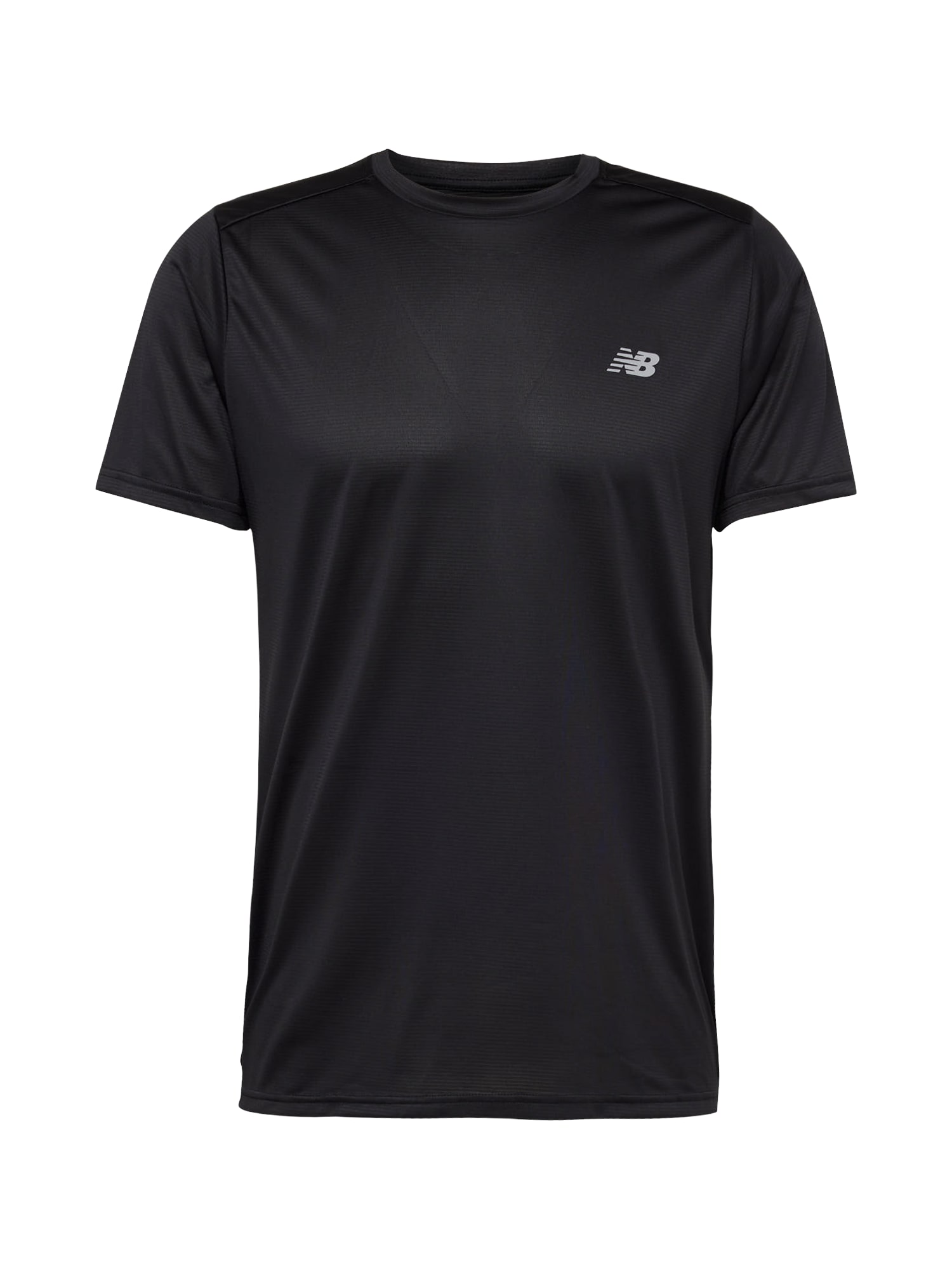 new balance Tehnička sportska majica 'Essentials Run'  crna / bijela